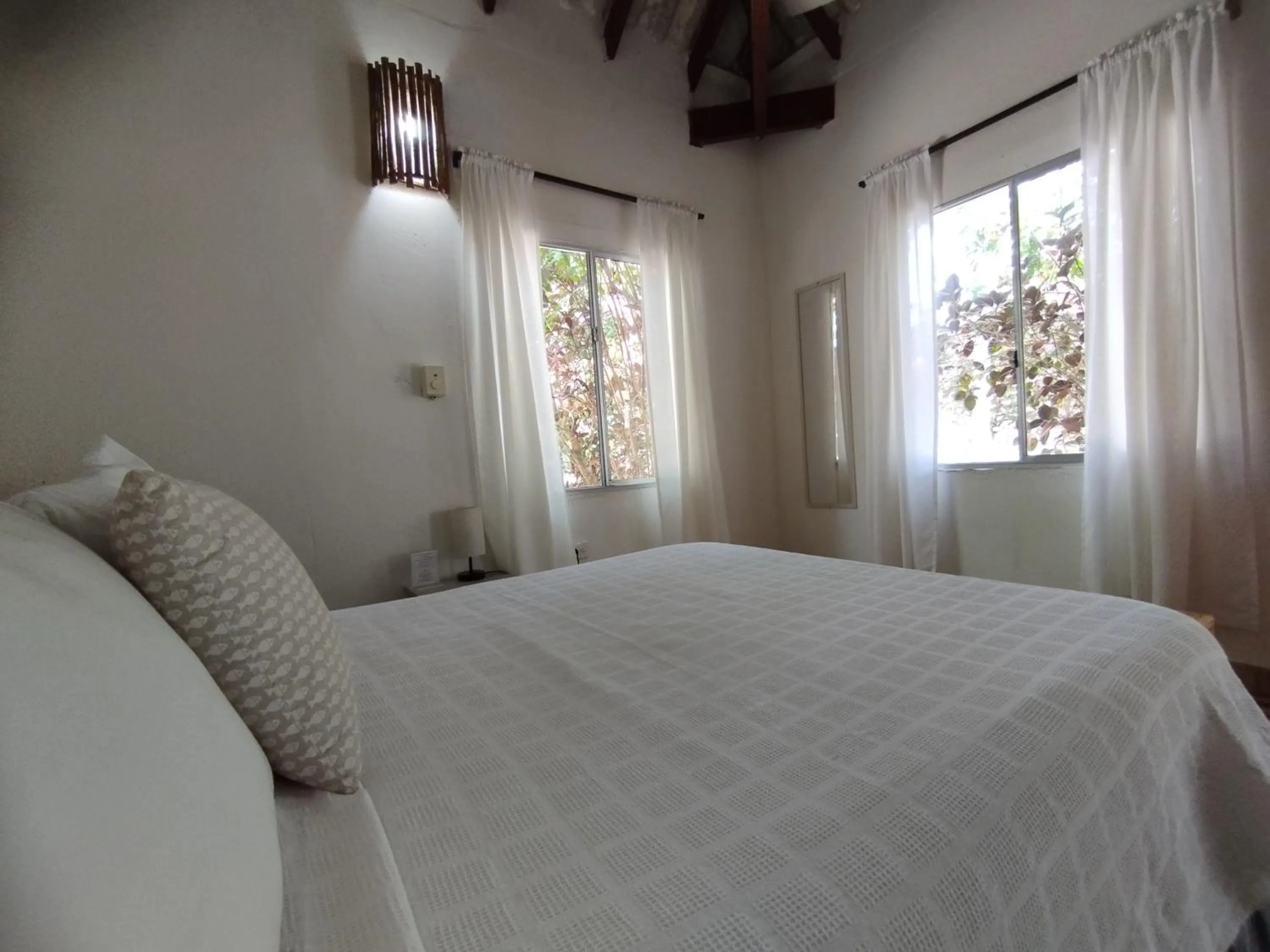 Bed in Rosario EcoHotel - Islas del Rosario