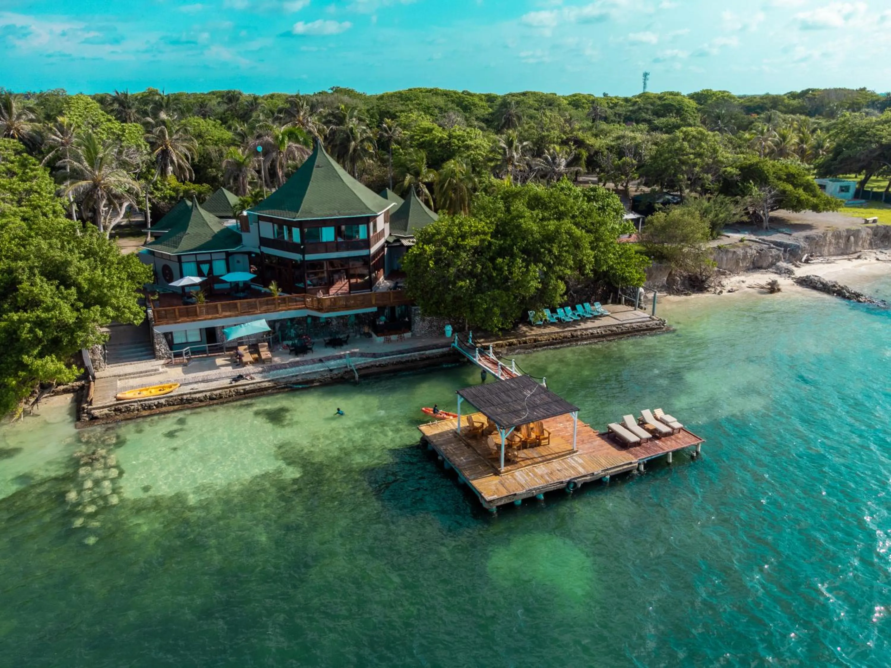 Bird's eye view in Rosario EcoHotel - Islas del Rosario