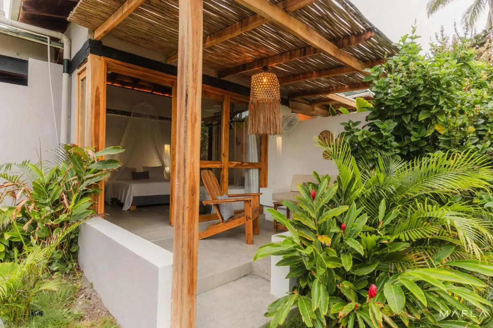 Triple Room with Terrace in Rosario EcoHotel - Islas del Rosario Triple Room with Terrace in Rosario EcoHotel - Islas del Rosario