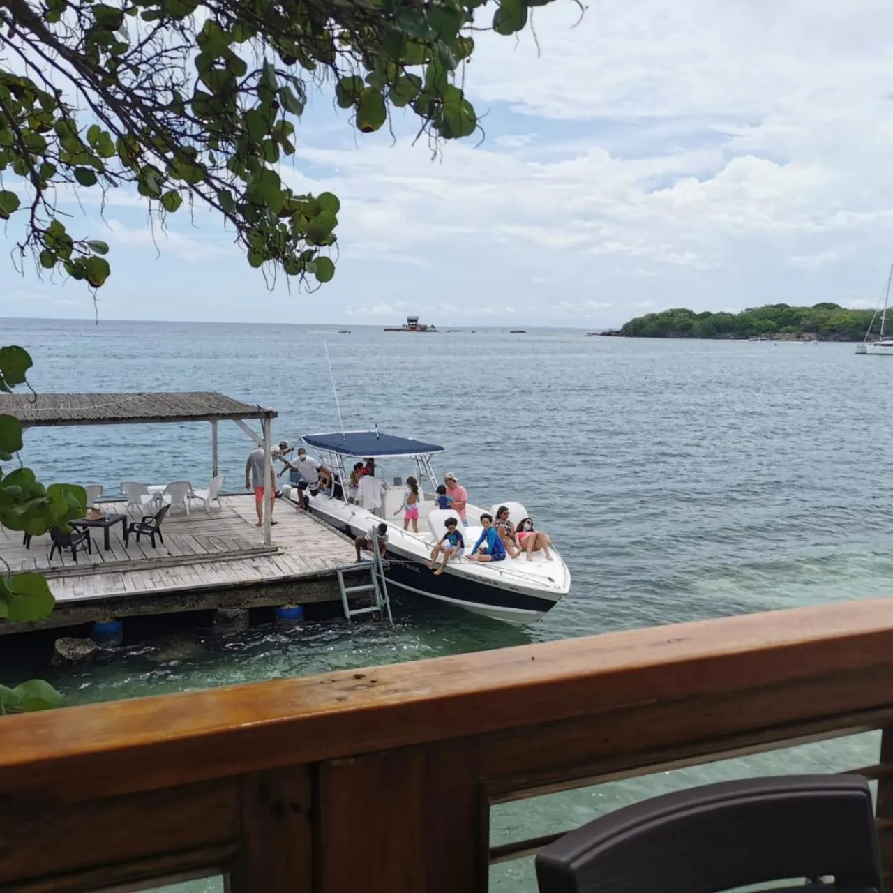 Balcony/Terrace in Rosario EcoHotel - Islas del Rosario