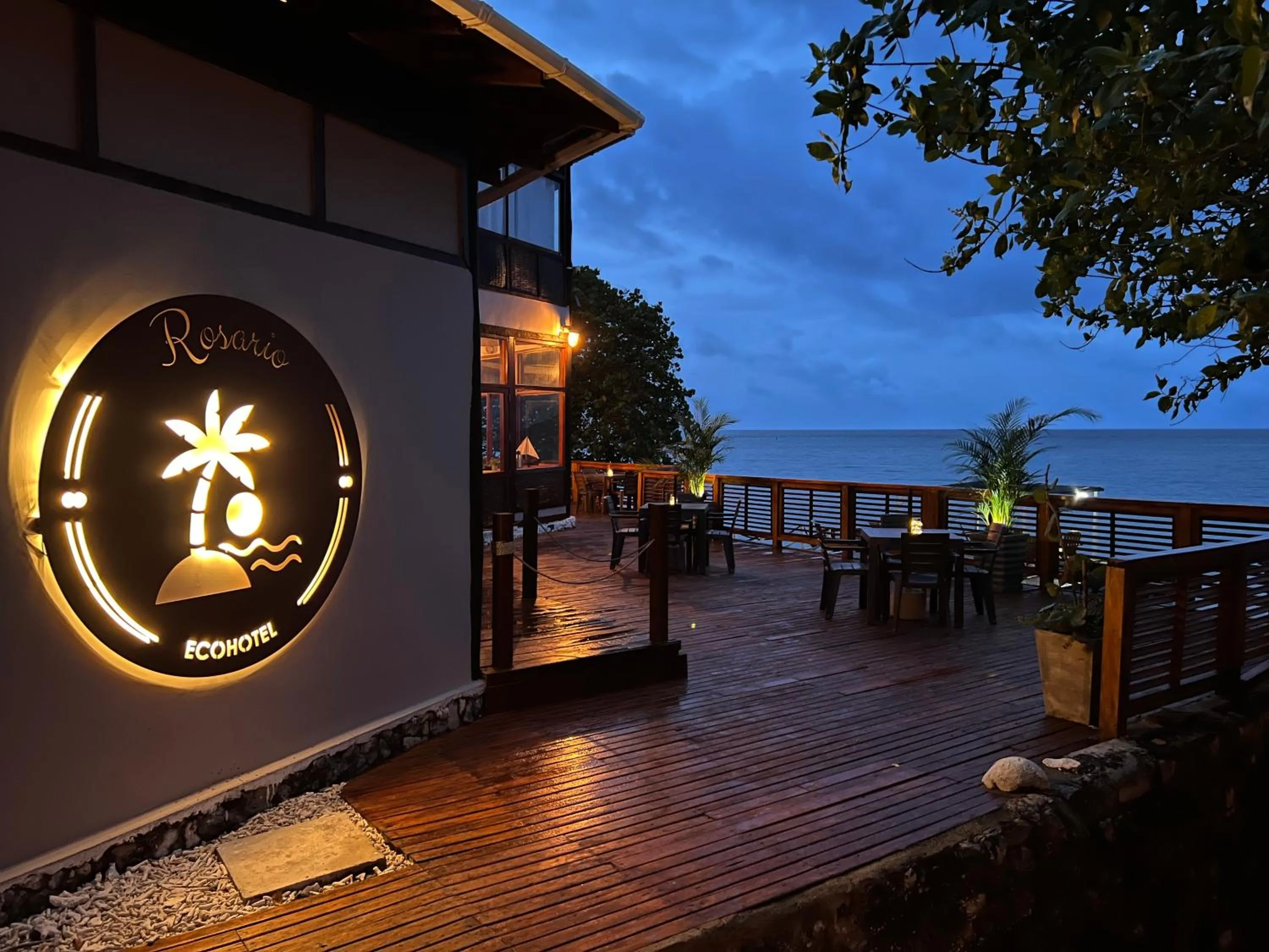 Patio in Rosario EcoHotel - Islas del Rosario