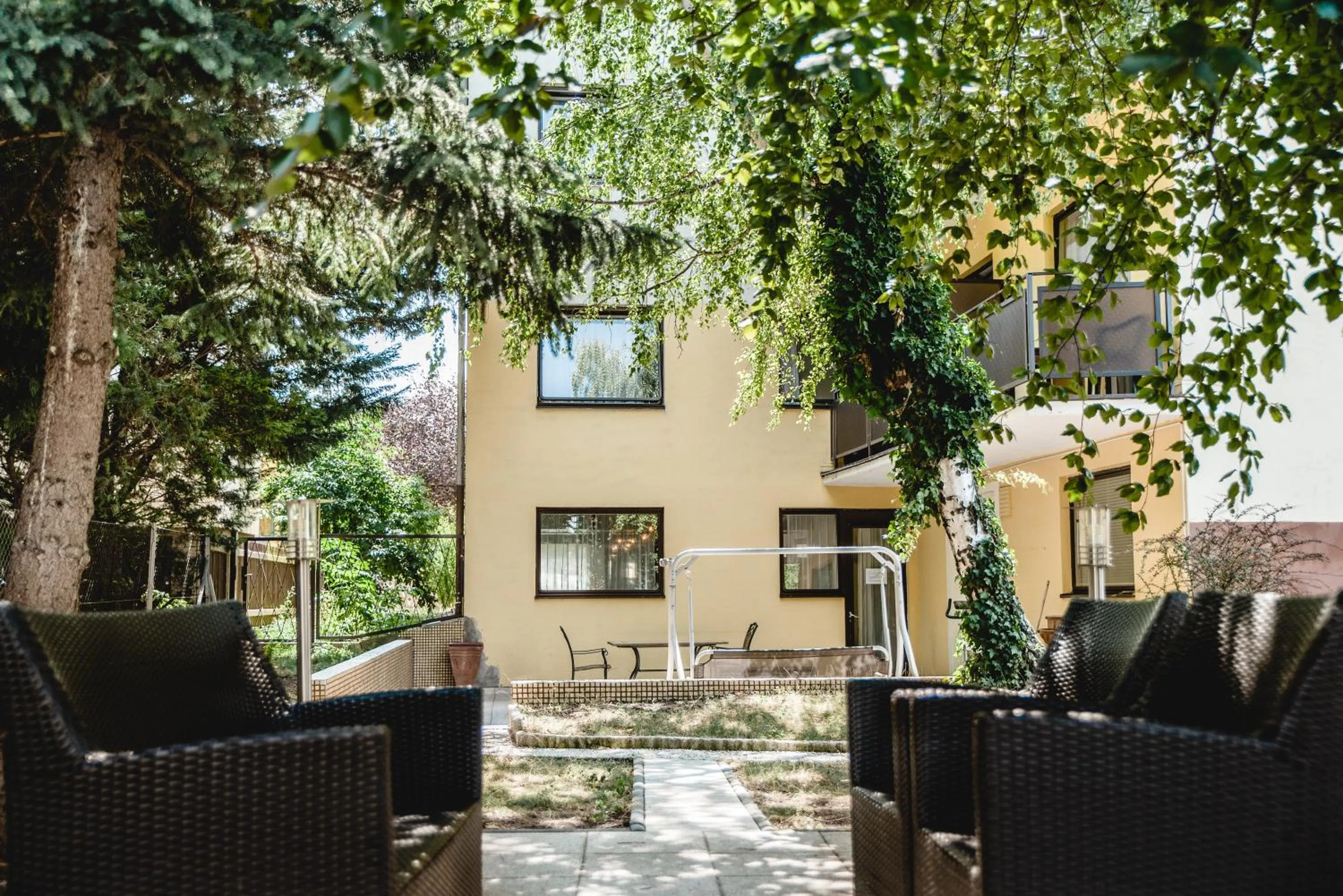 Patio in Hotel Hoffinger