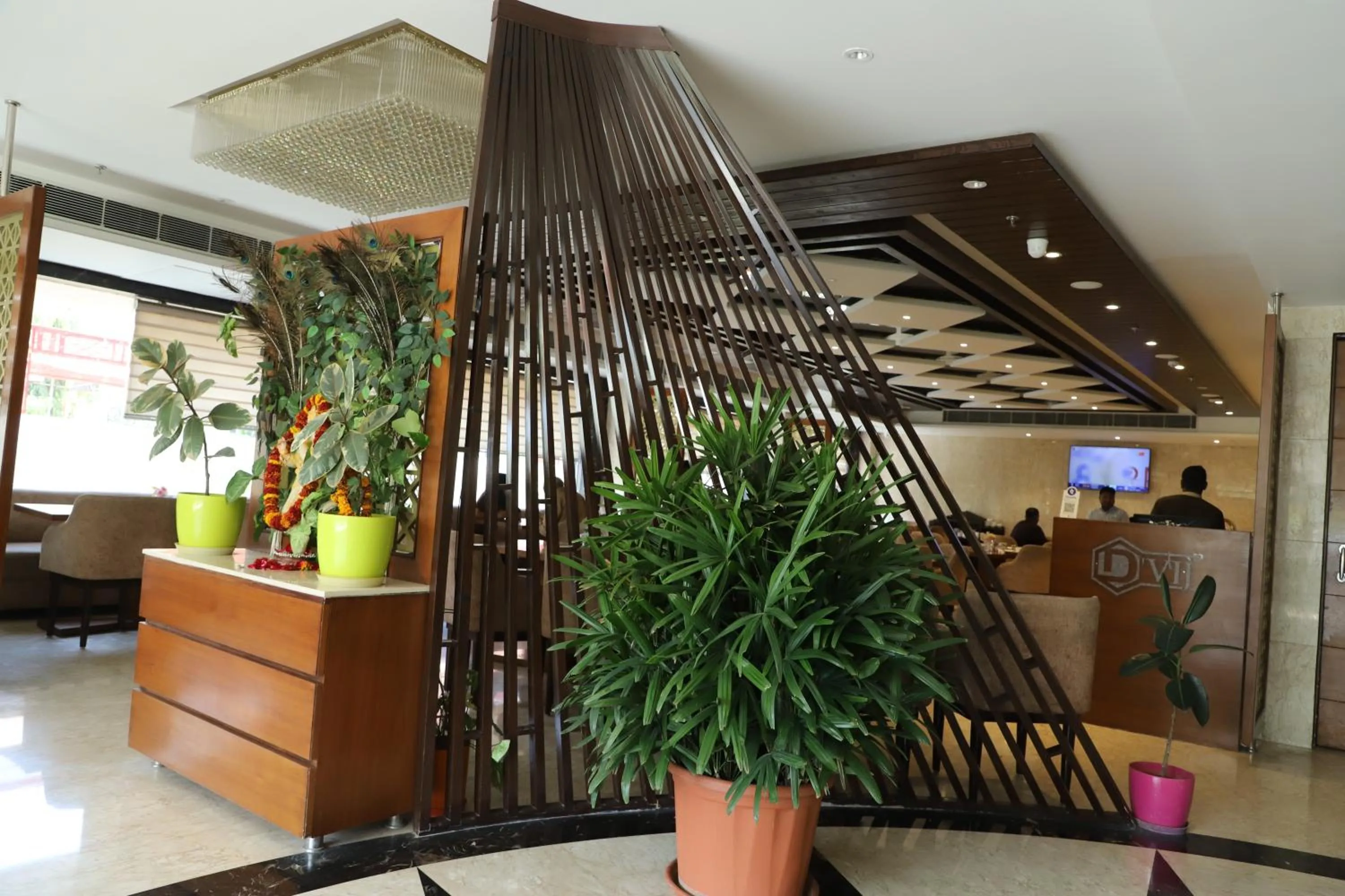 Lobby or reception in Hotel DVIJ INN