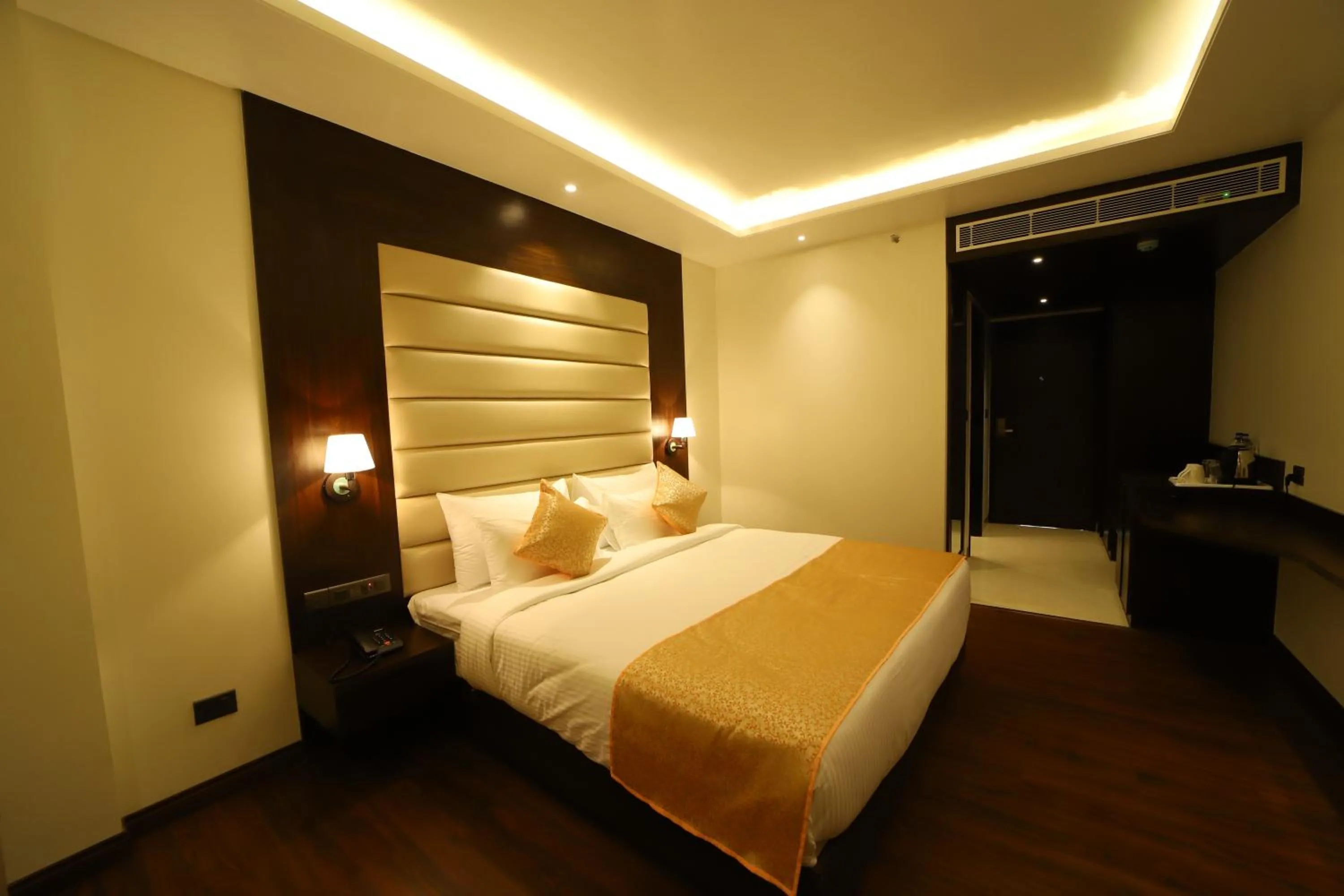 Bed in Hotel DVIJ INN