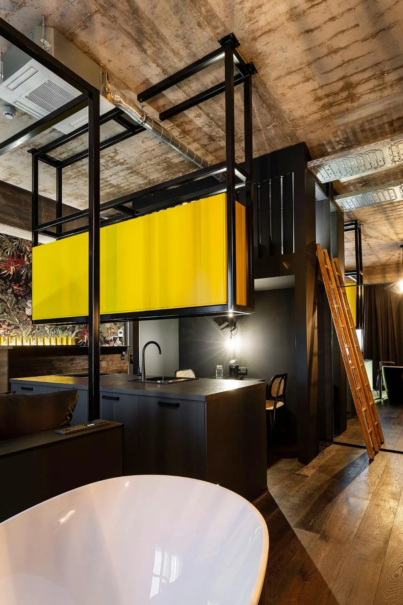 Kitchen or kitchenette, Bed in JS-Balingen