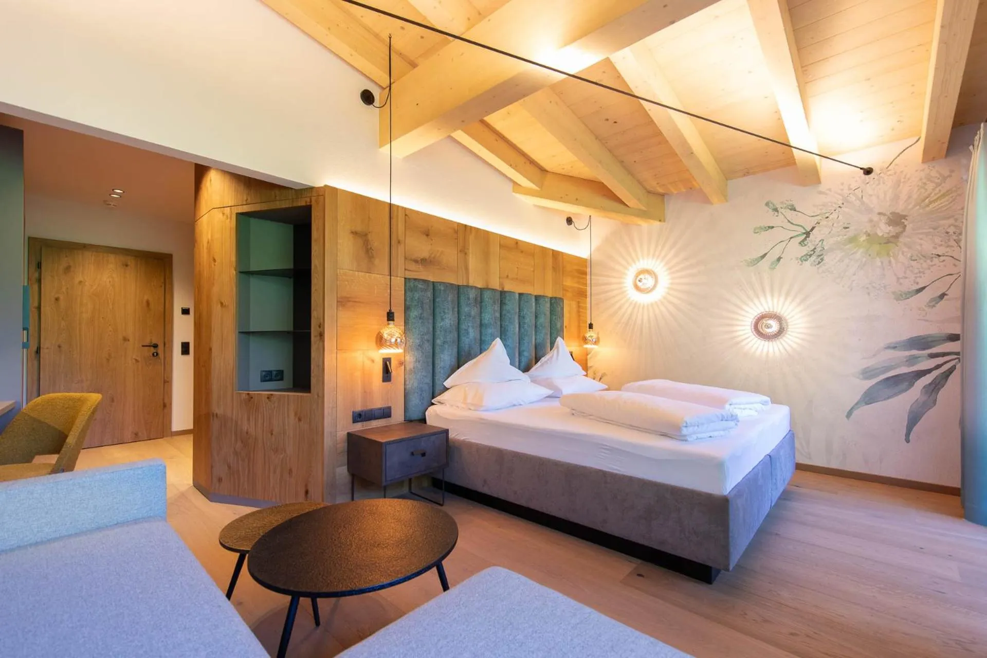 Bed in Hotel Pension Sonnleiten