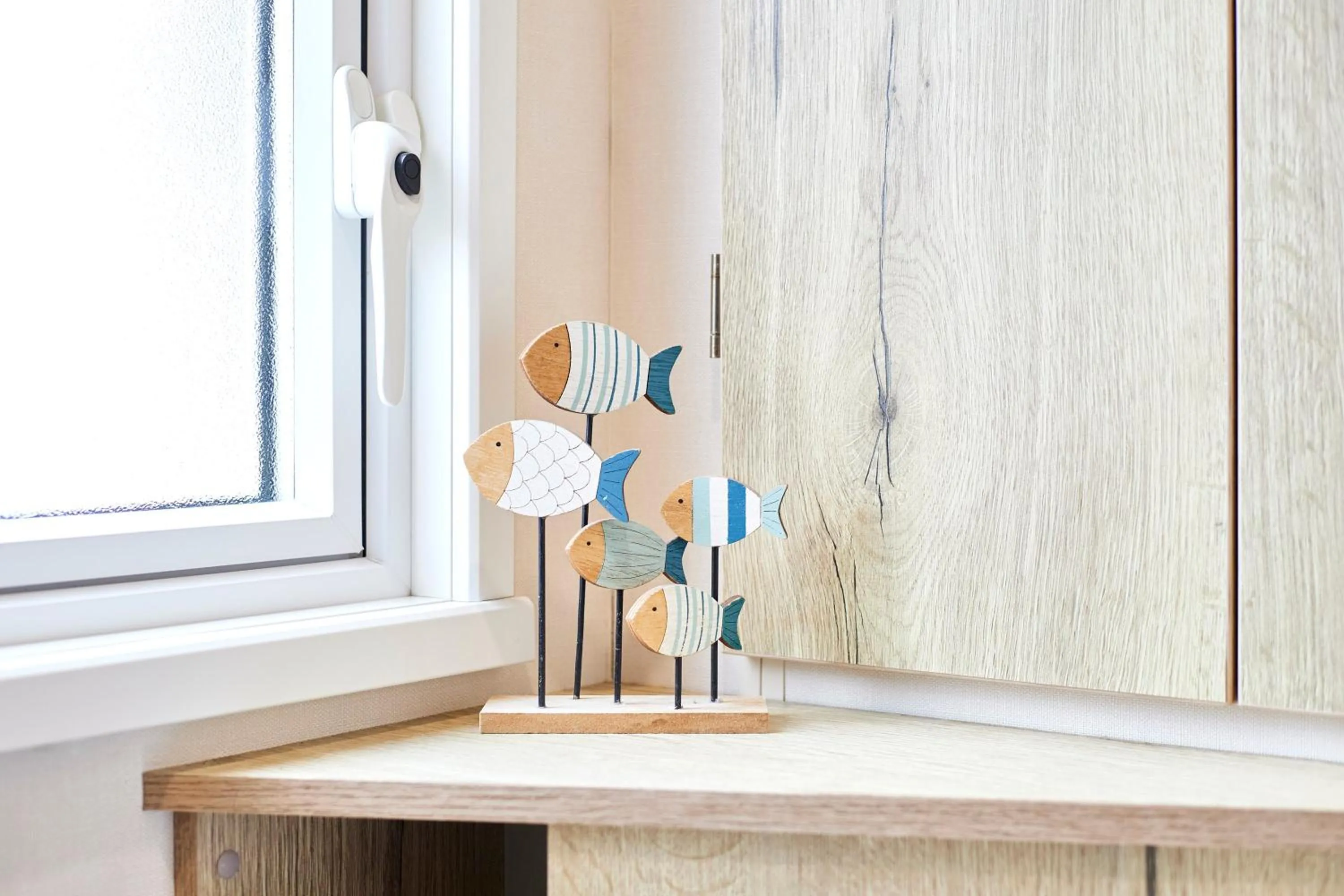 Decorative detail in Squirrel Lodge with Hot Tub