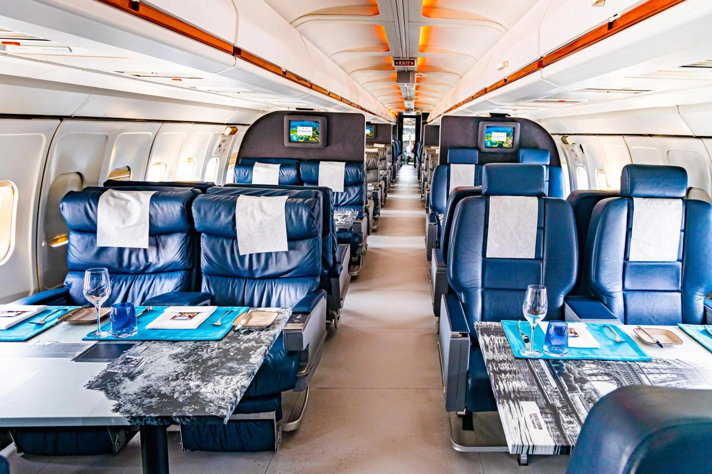 Restaurant/places to eat in NOVAPARK Flugzeughotel Graz