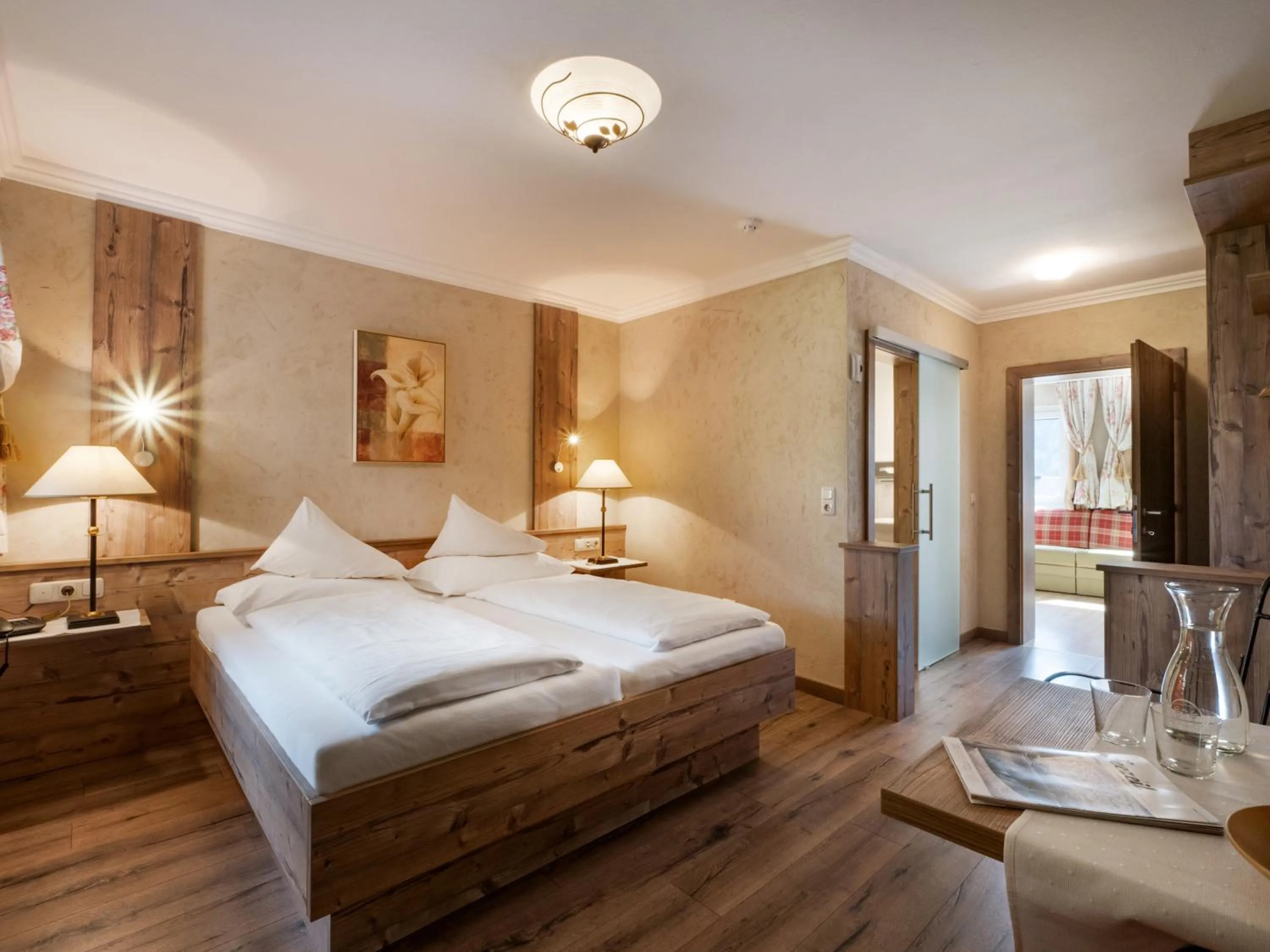 Bed in Das Rotspitz Adults - only