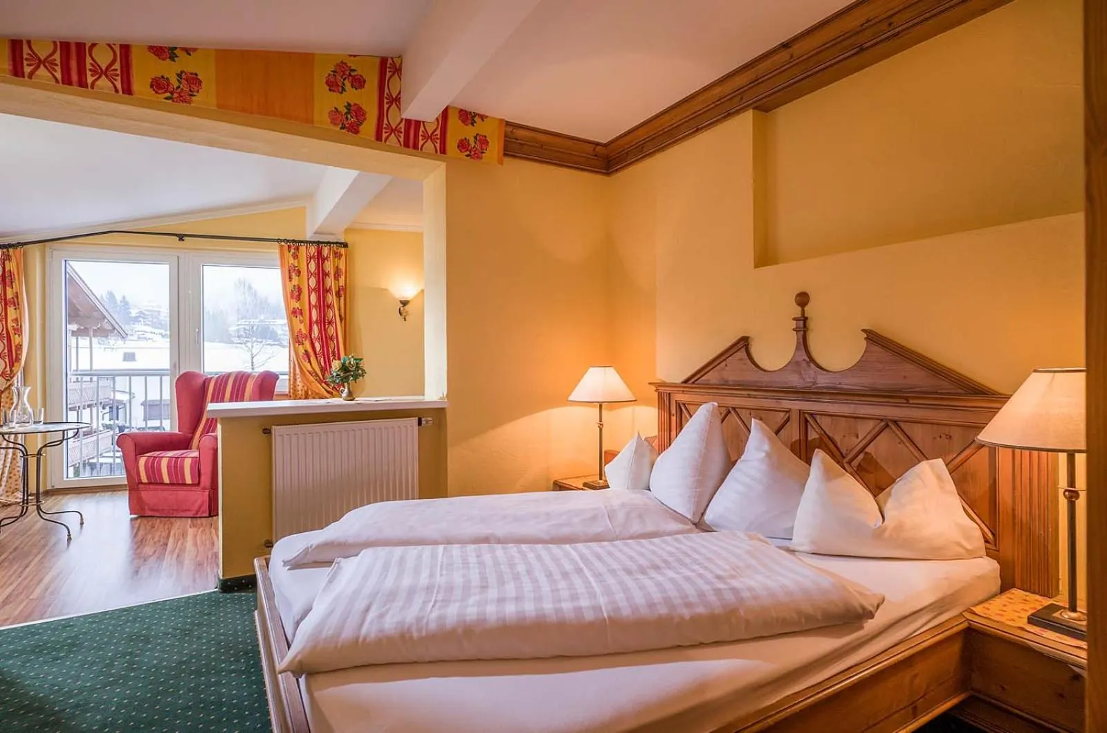 Bed in Das Rotspitz Adults - only