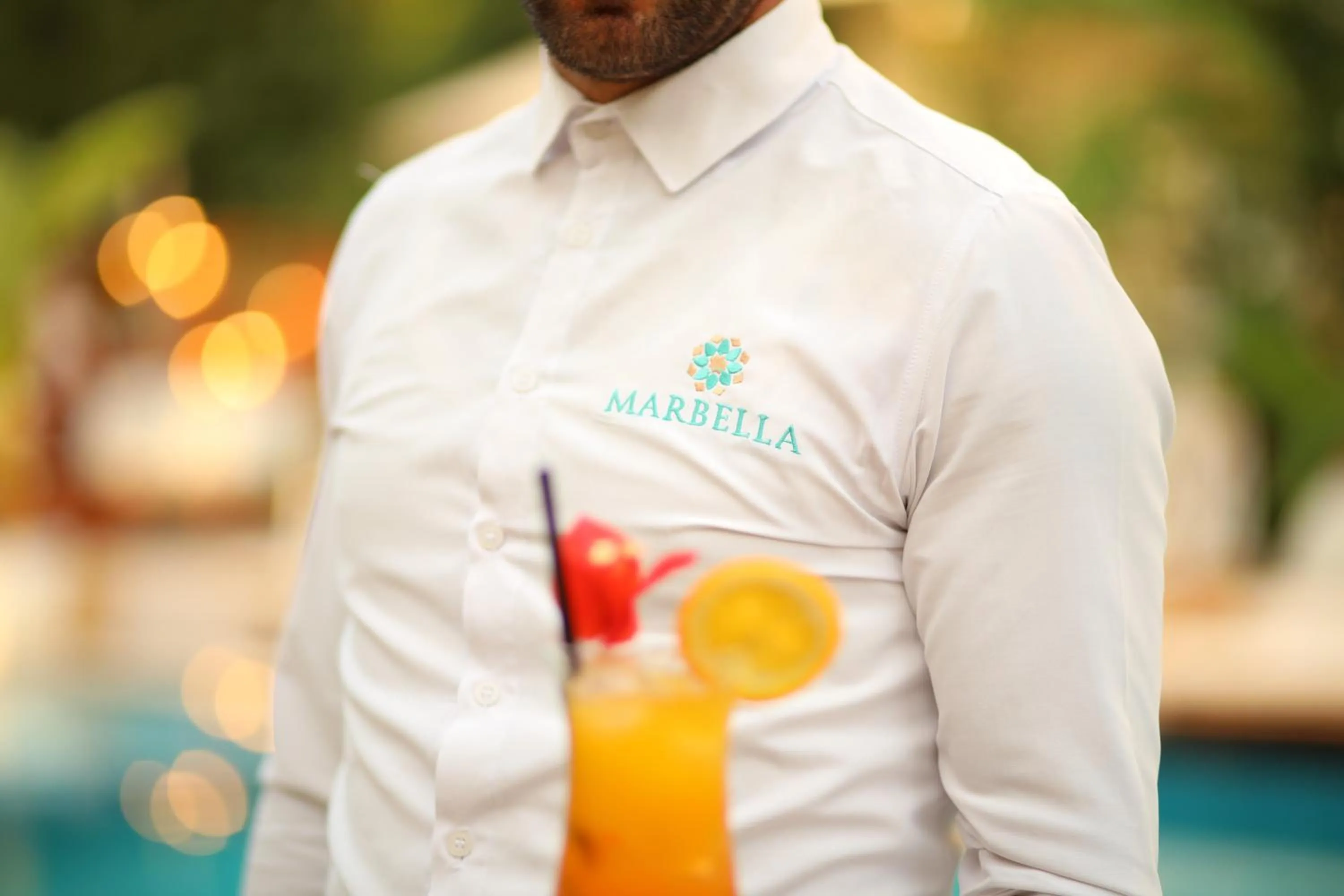 Pool view in Marbella Beach Hotel