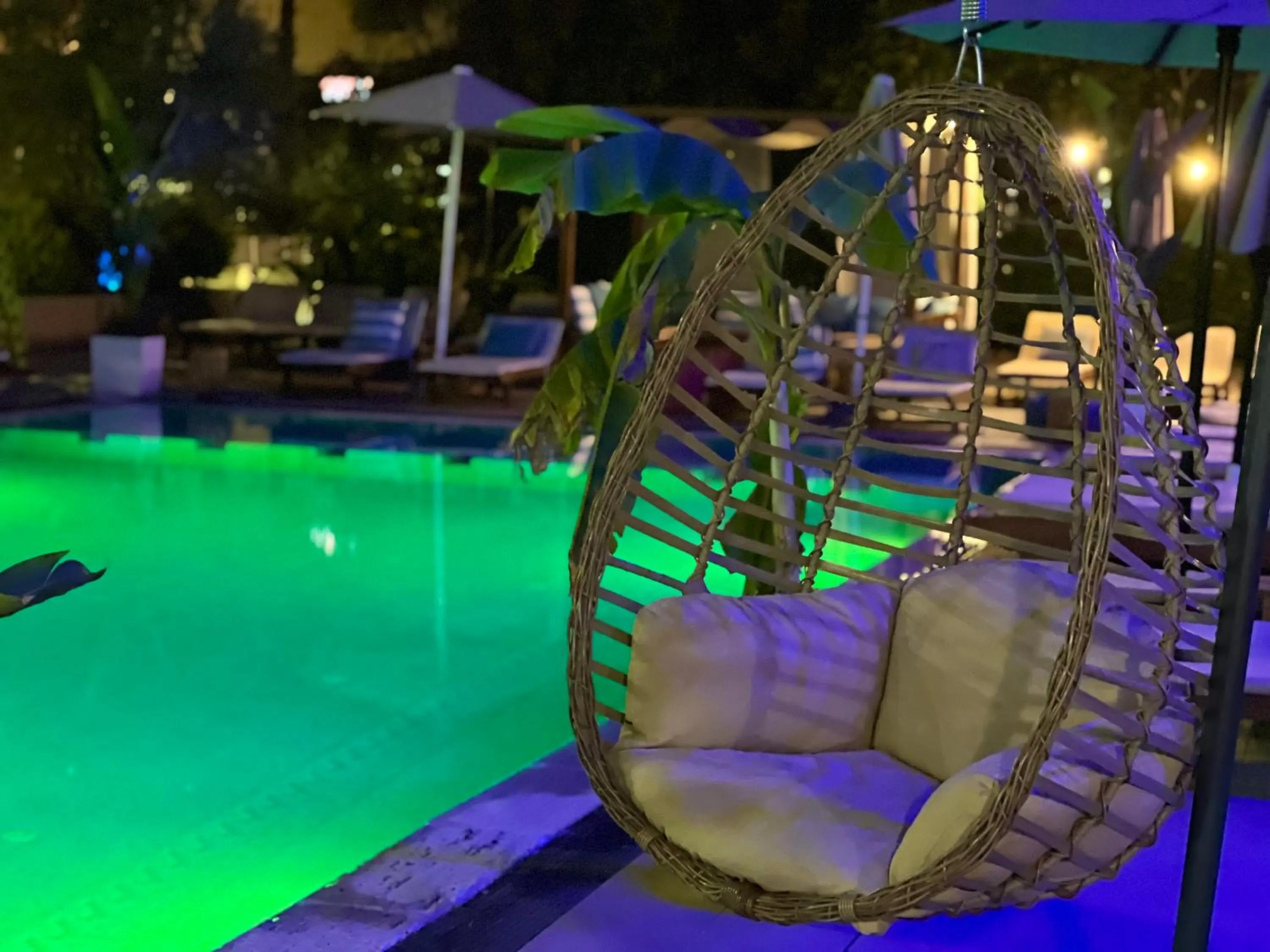 sunbed in Marbella Beach Hotel