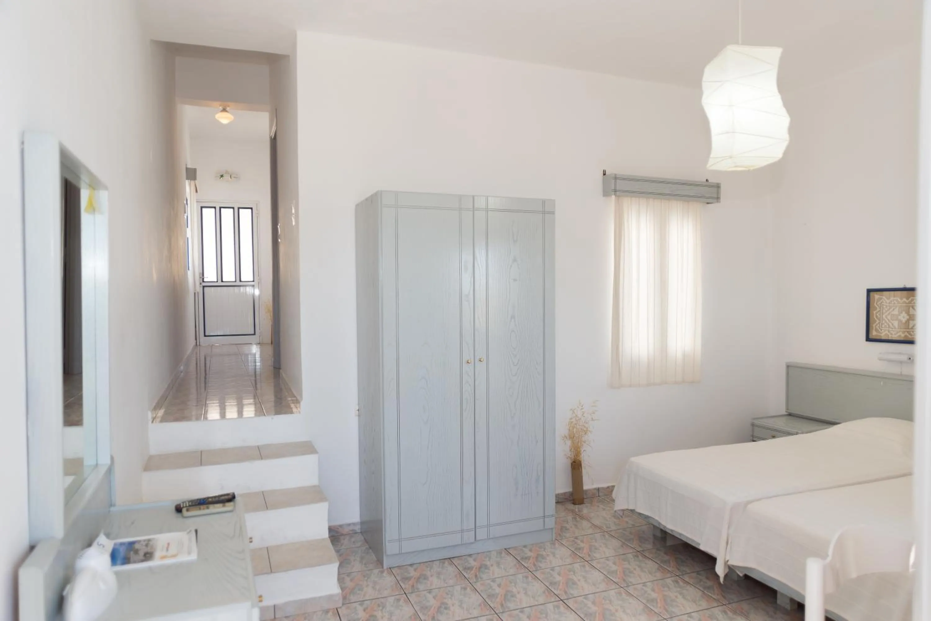 Bed in Captain Manos Studio Apartments