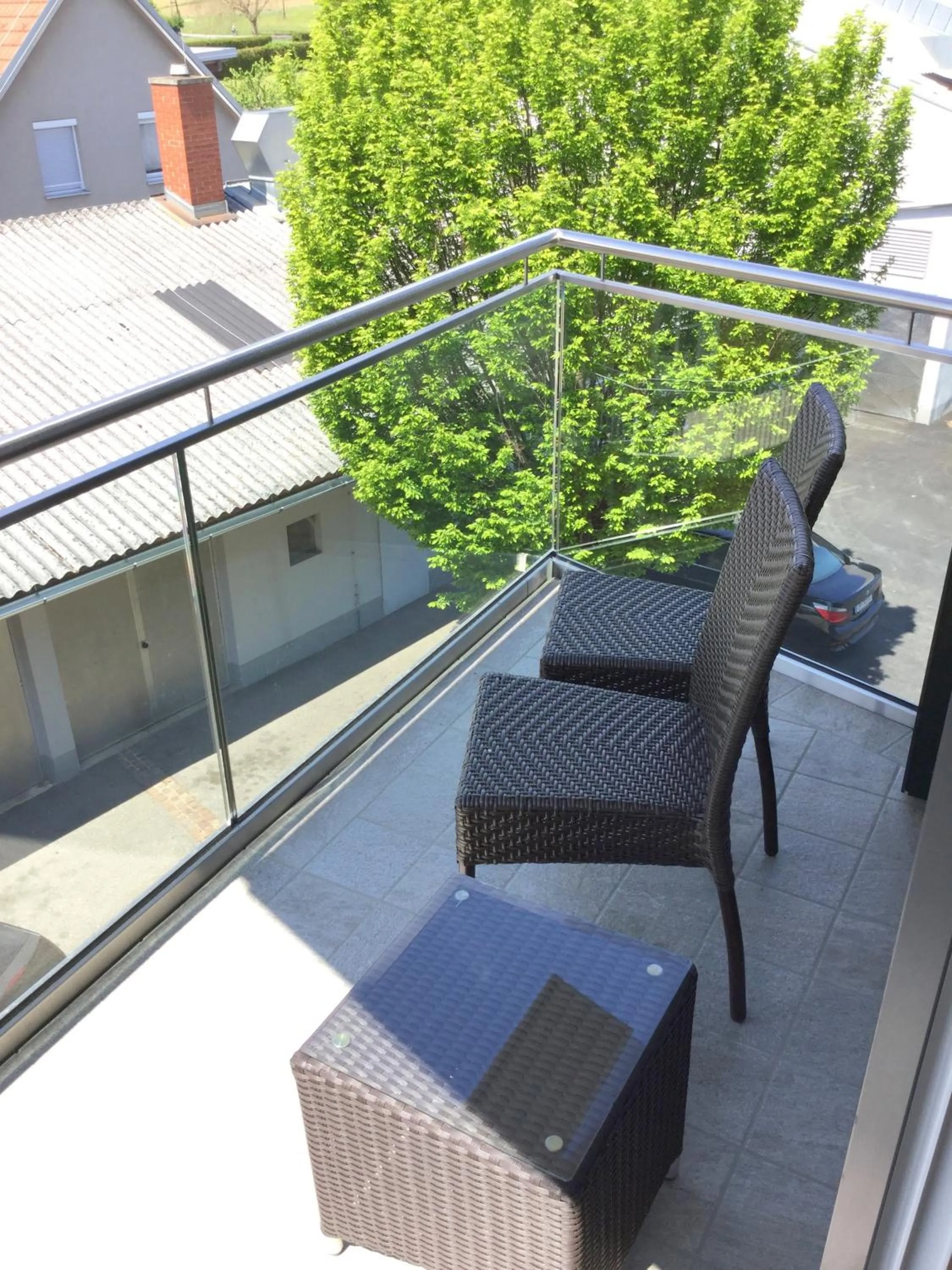 Balcony/Terrace in Hotel am Marktplatz - Landgasthof Wratschko - Gamlitz