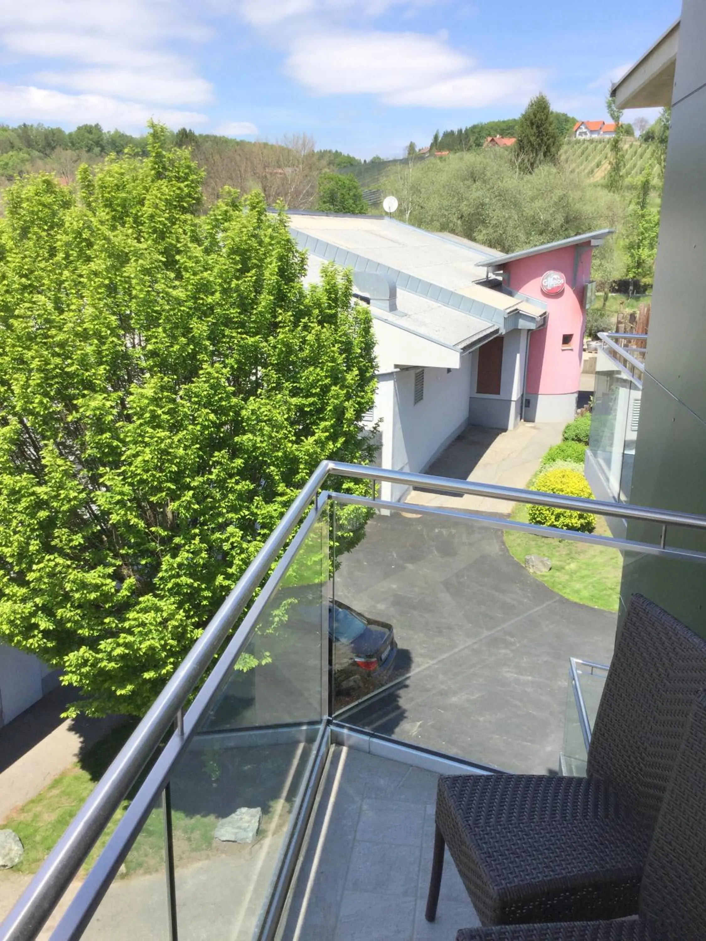 Balcony/Terrace in Hotel am Marktplatz - Landgasthof Wratschko - Gamlitz