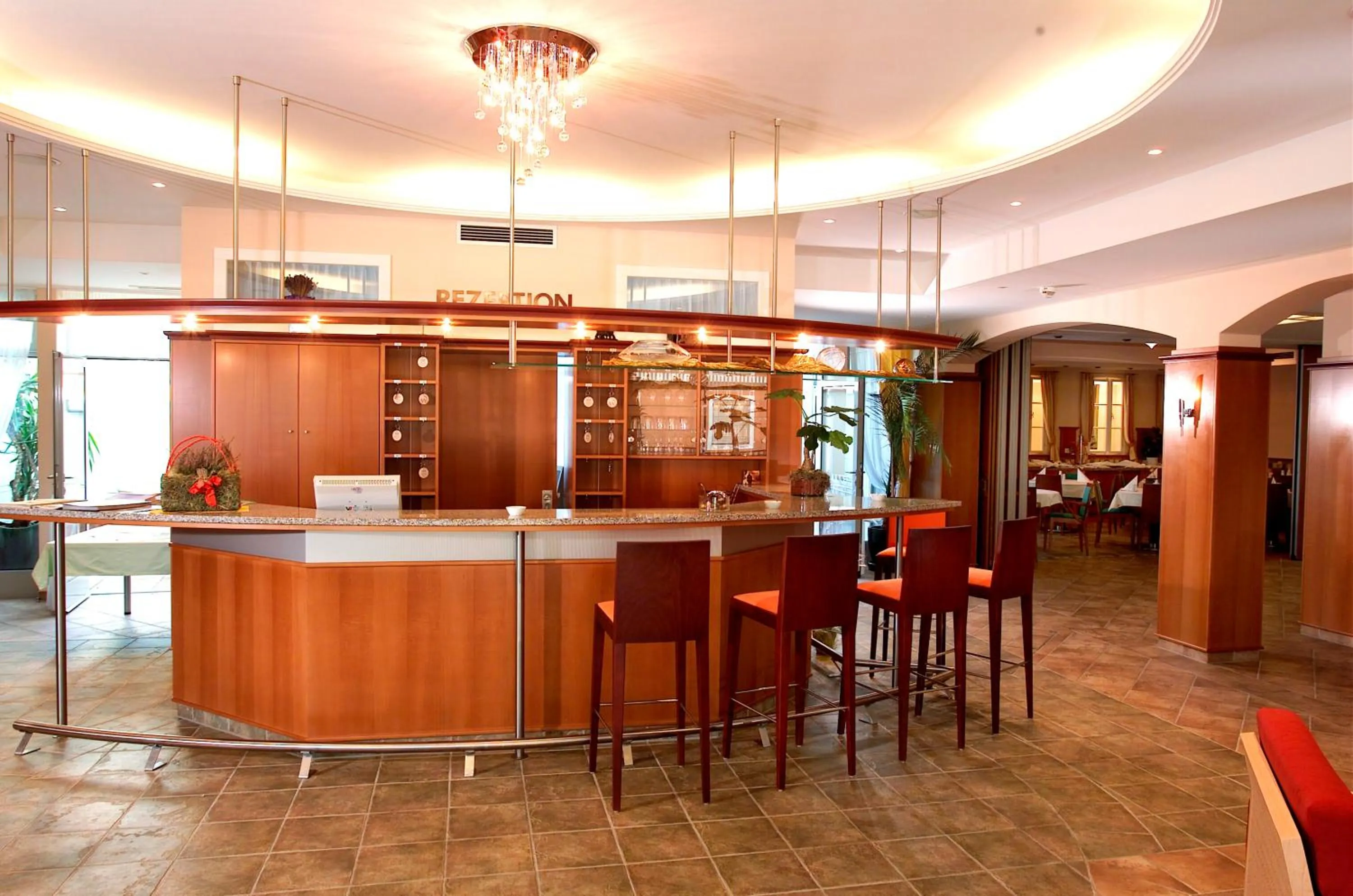 Lobby or reception in Hotel am Marktplatz - Landgasthof Wratschko - Gamlitz