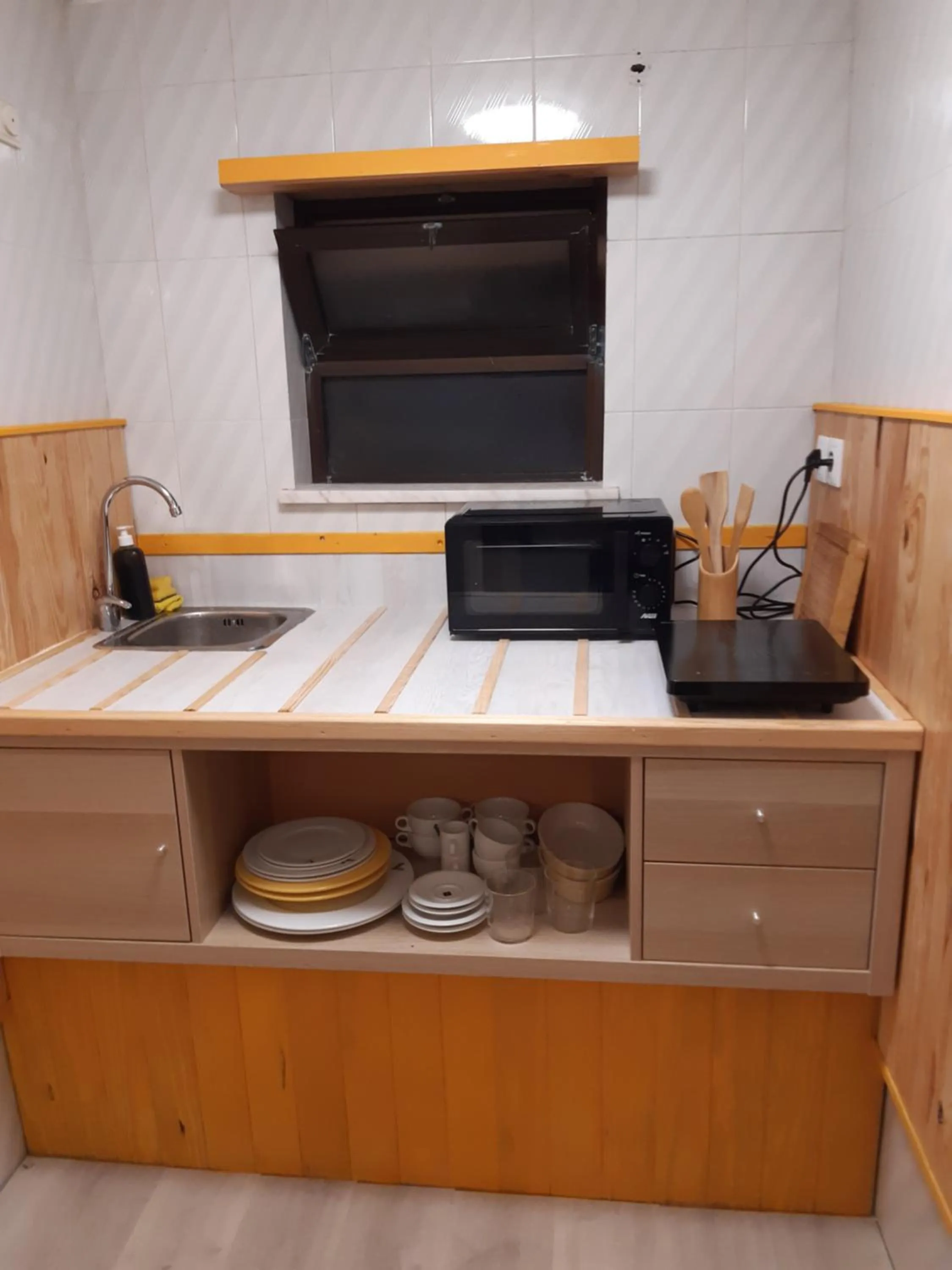 Kitchen or kitchenette in Hotel Verde Pinho Bed&Breakfast