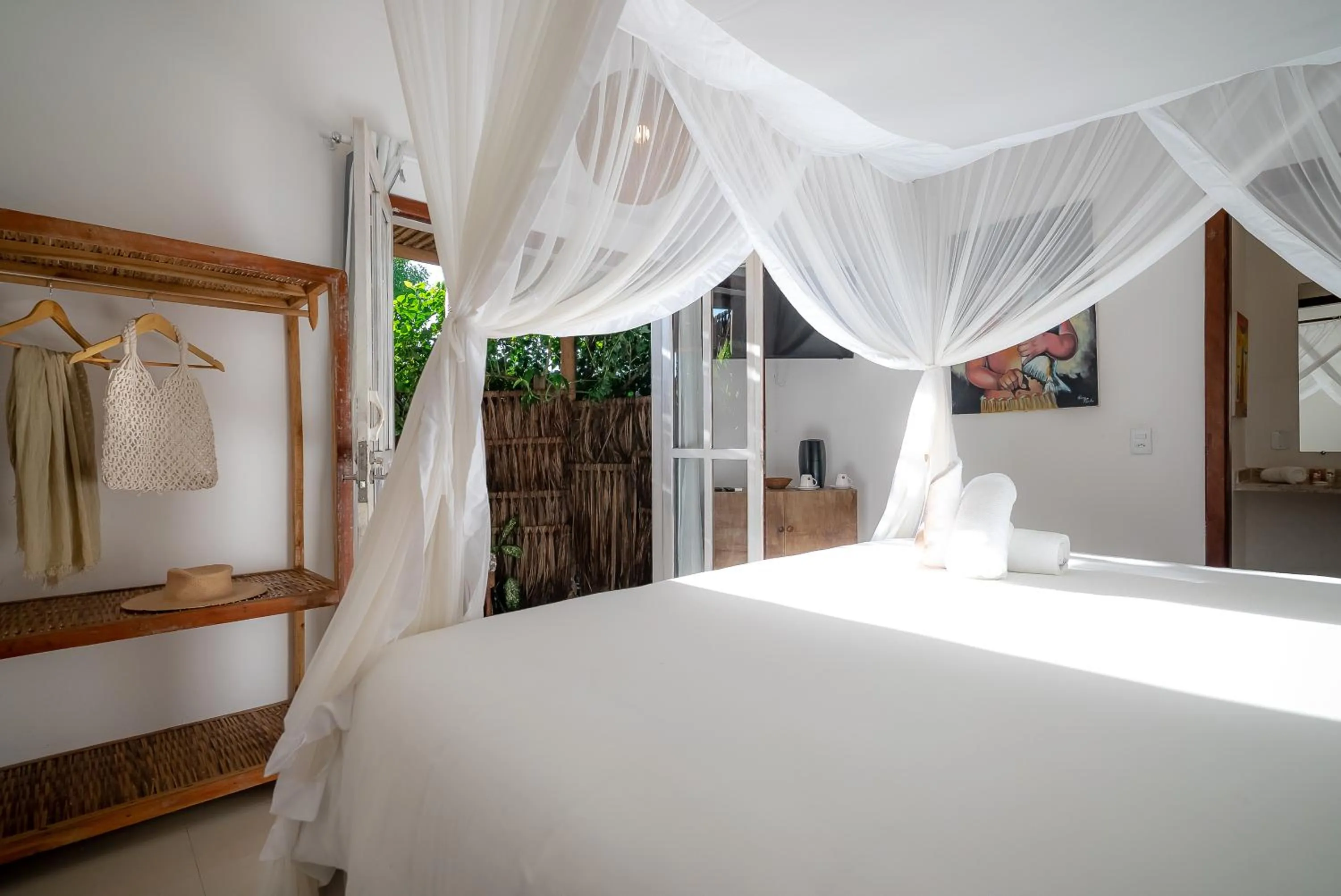 Bed in Pousada Bem Te Vi Trancoso