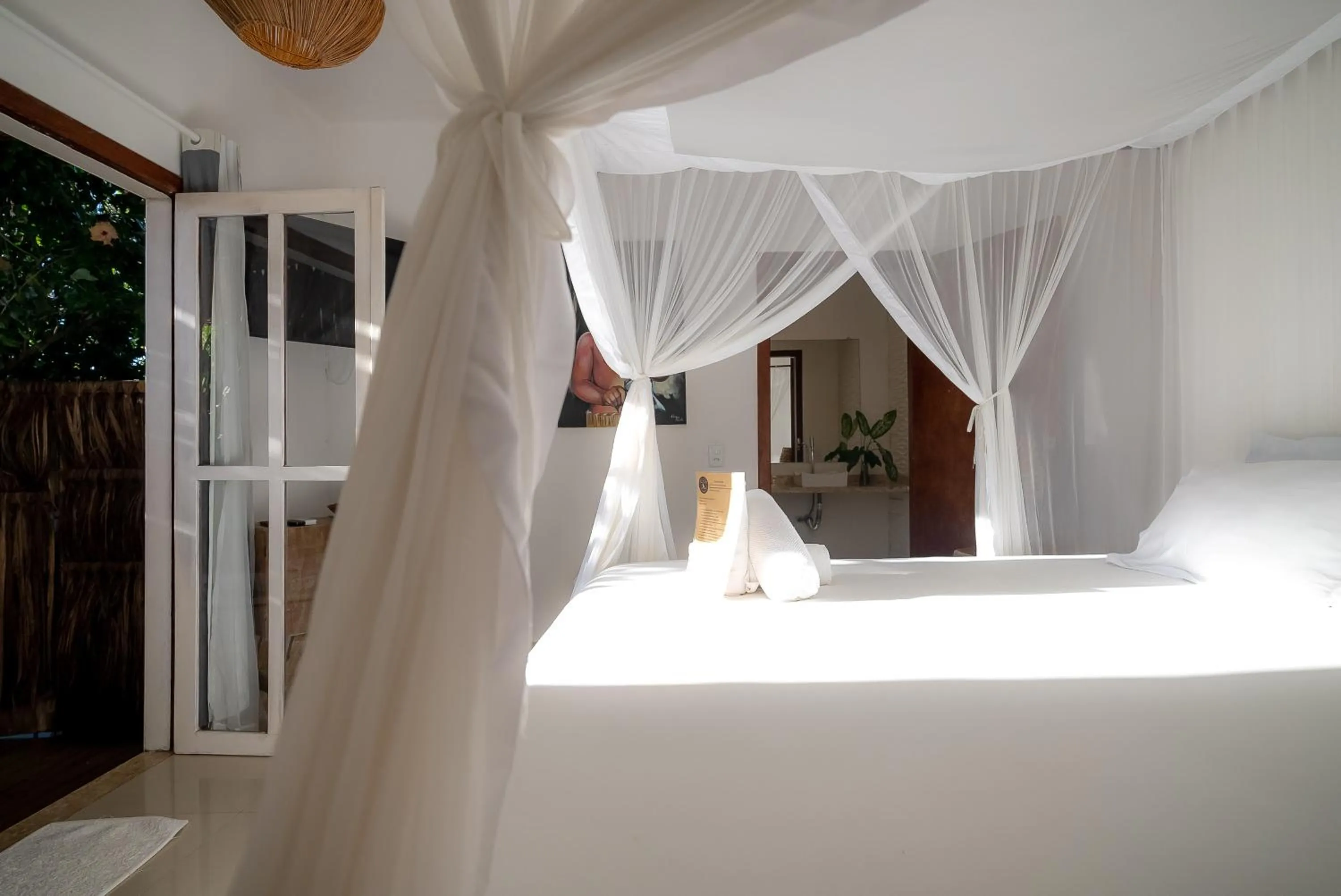 Bed in Pousada Bem Te Vi Trancoso