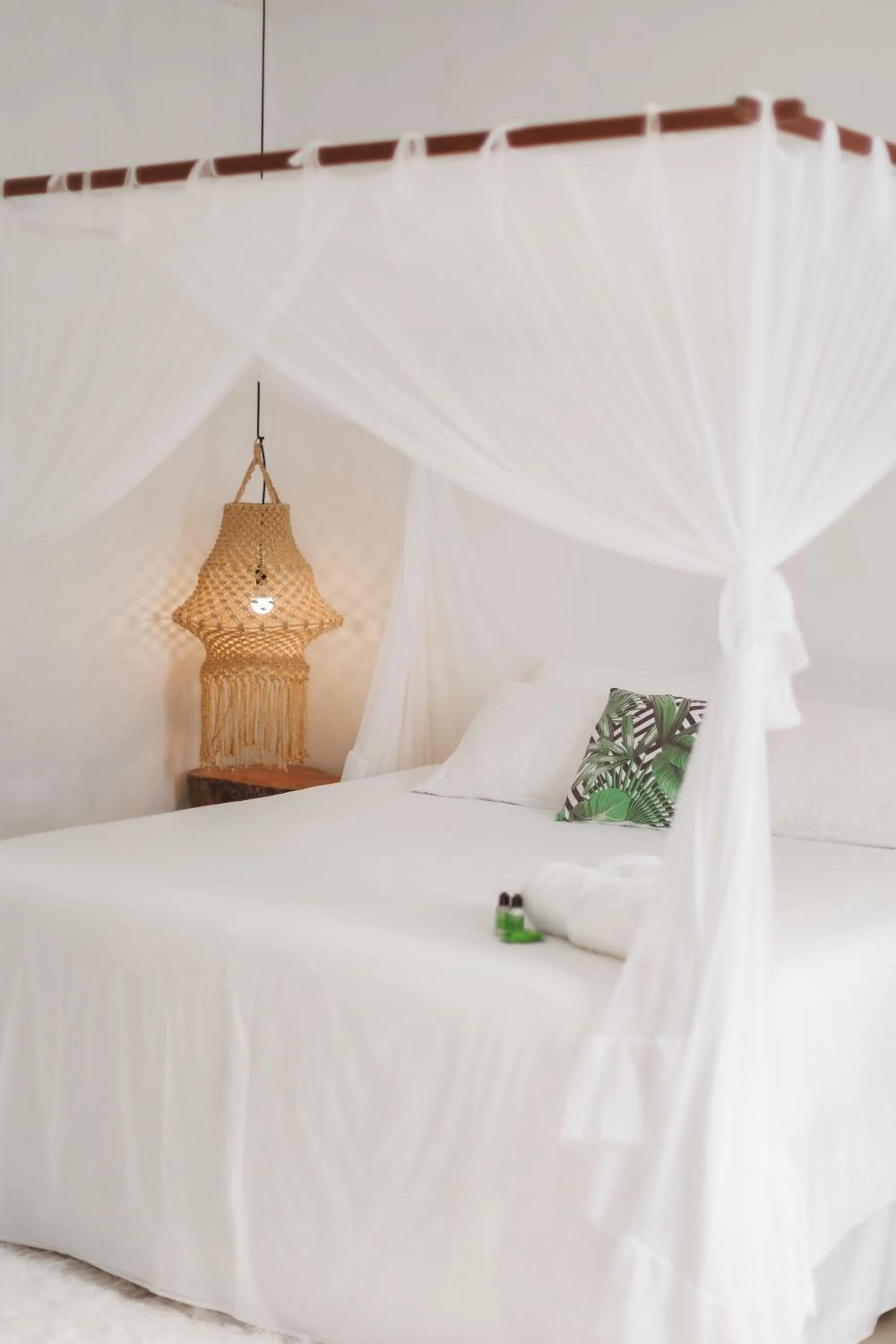 Bed in Pousada Bem Te Vi Trancoso