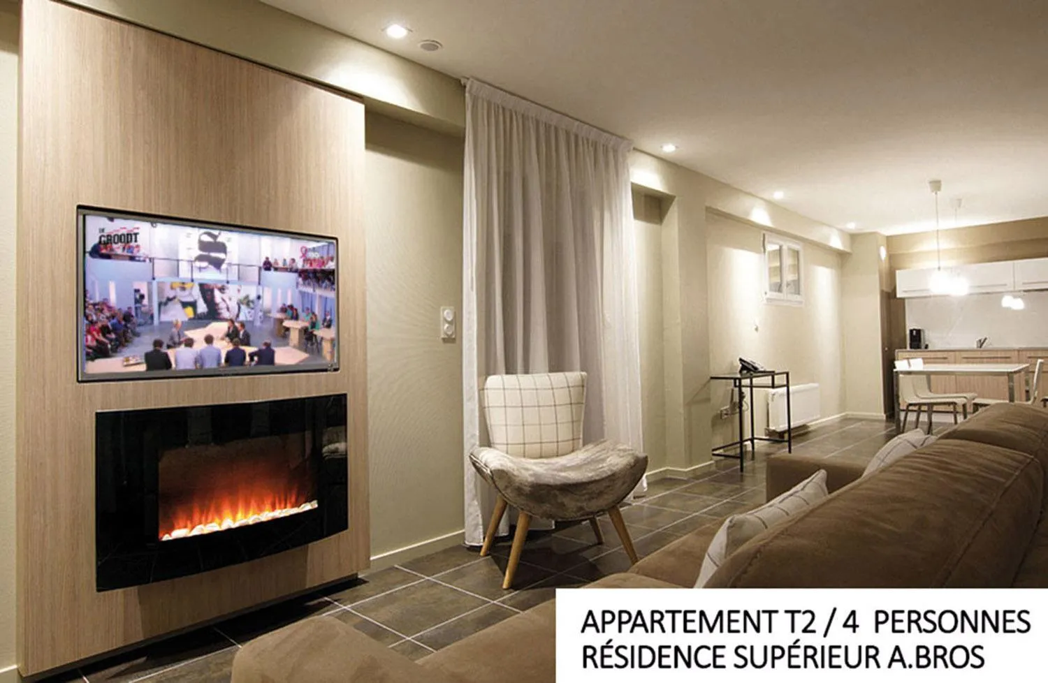 Living room in Coin d'Aubrac Hôtel Restaurant SPA de luxe