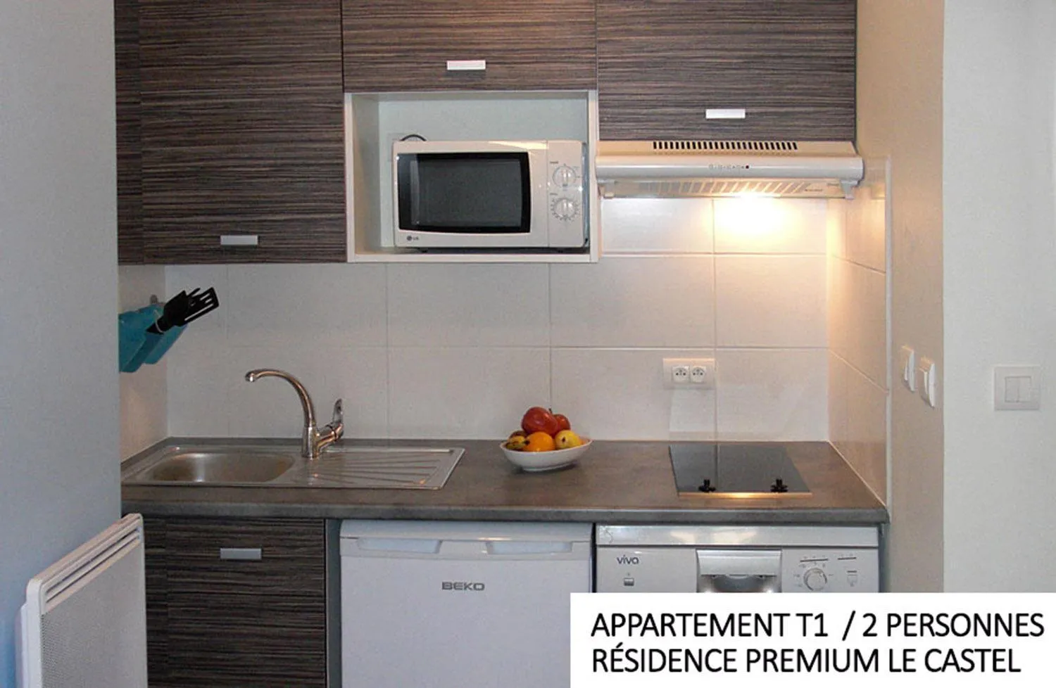 Kitchen or kitchenette in Coin d'Aubrac Hôtel Restaurant SPA de luxe