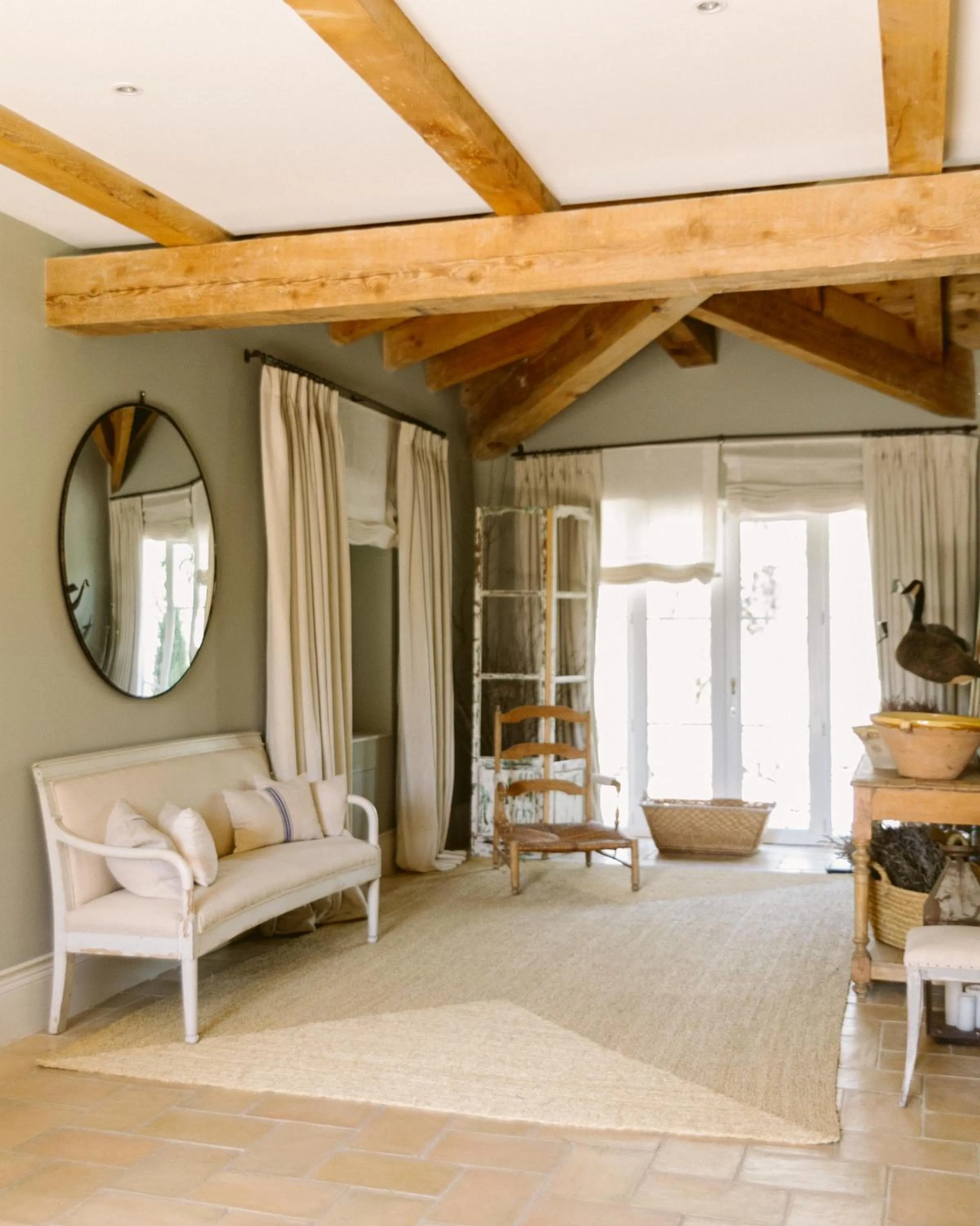 Lobby or reception in La Casa de los Tomillares