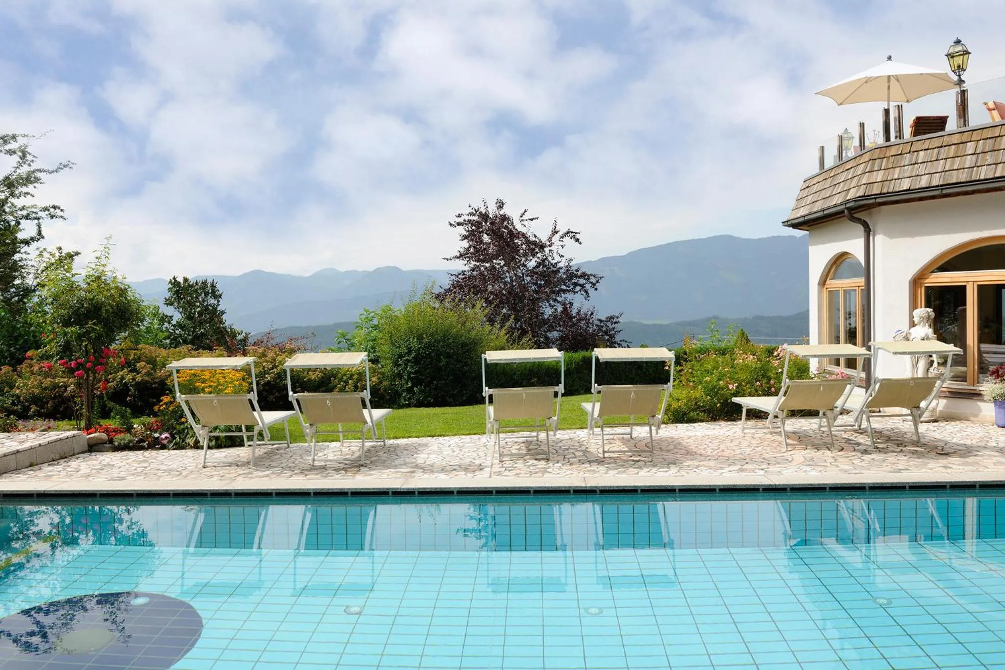 Swimming pool in Naturhotel Alpenrose