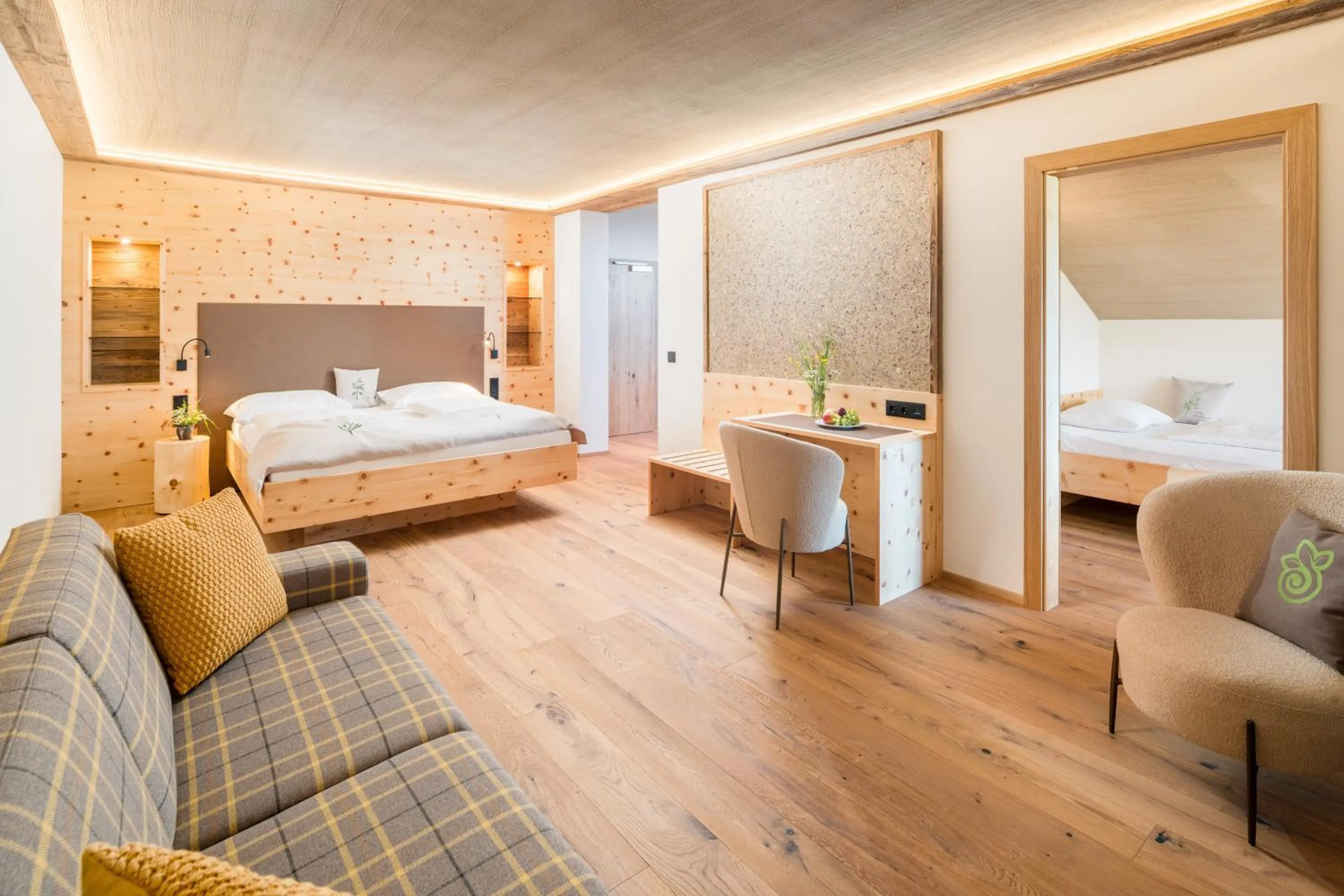 Bed in Naturhotel Alpenrose