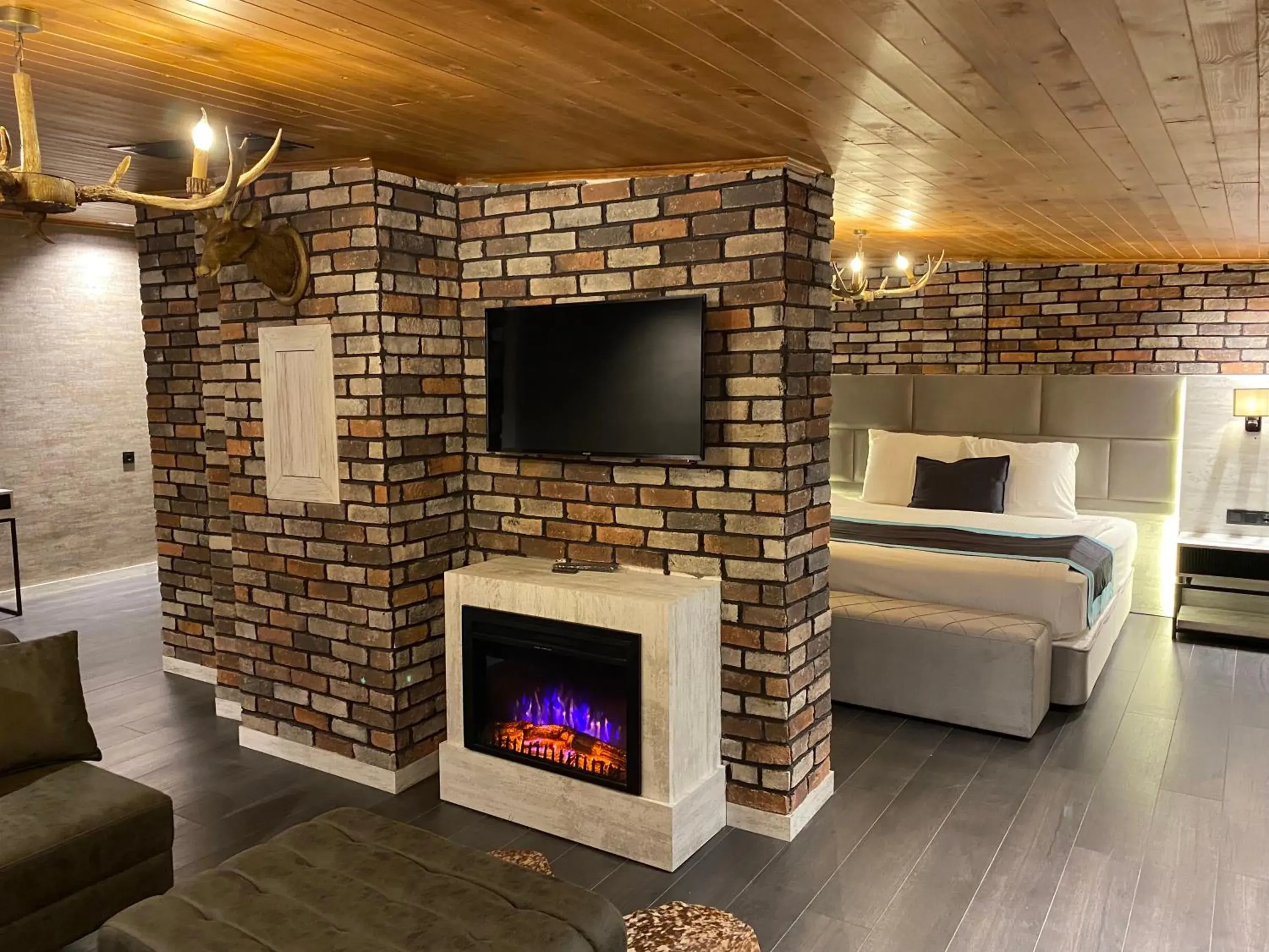 flat iron, Bed in Elifim Resort Hotel flat iron, Bed in Elifim Resort Hotel