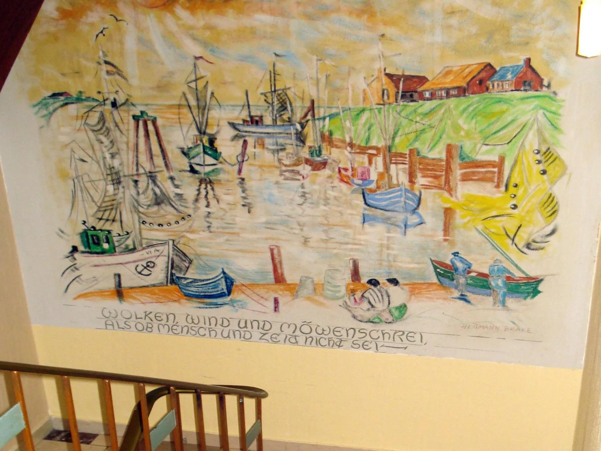 Decorative detail in Hotel Zur Fischerklause