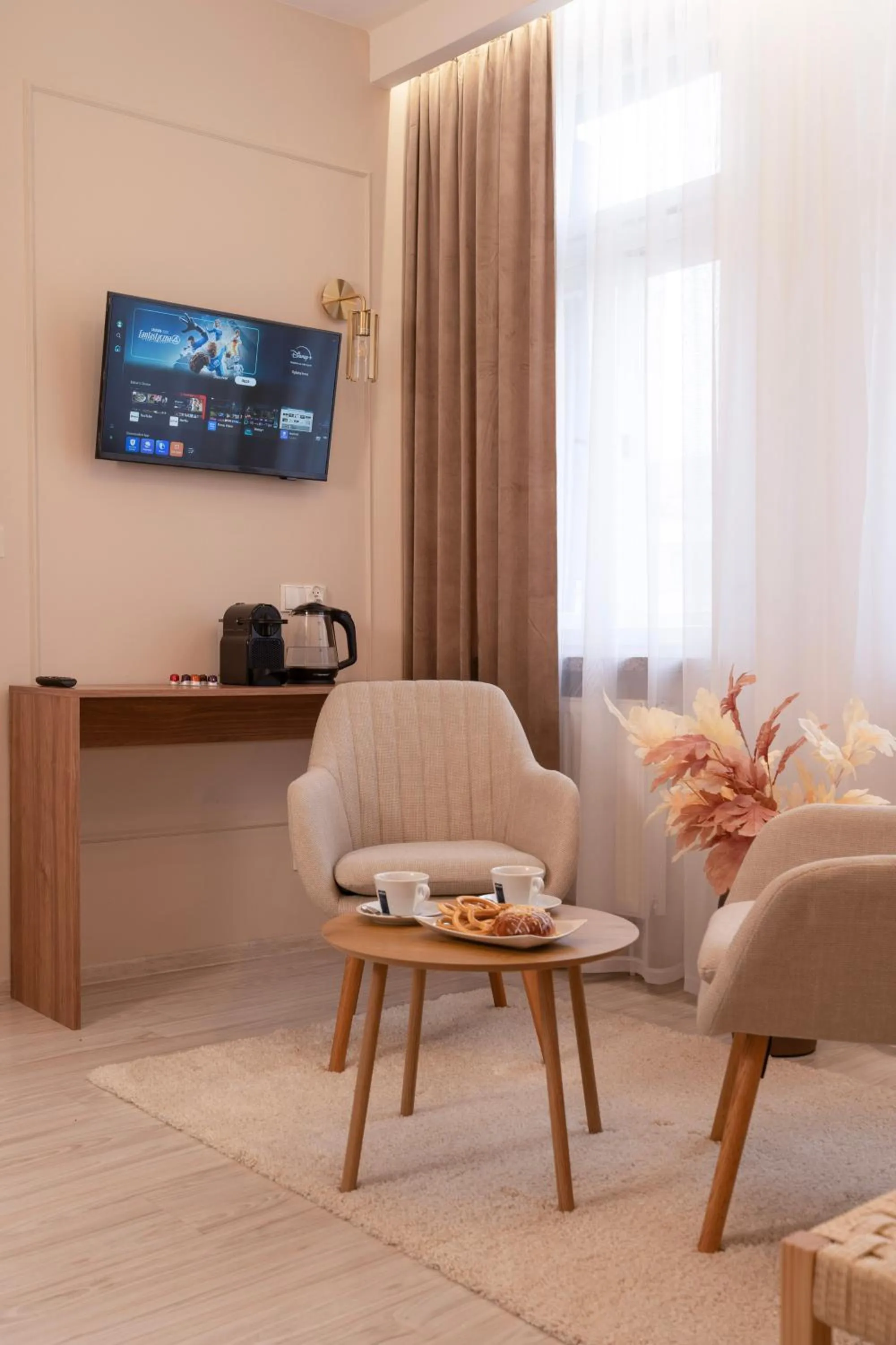 TV and multimedia in Kazimierz Residence Apartments by Staymoovers