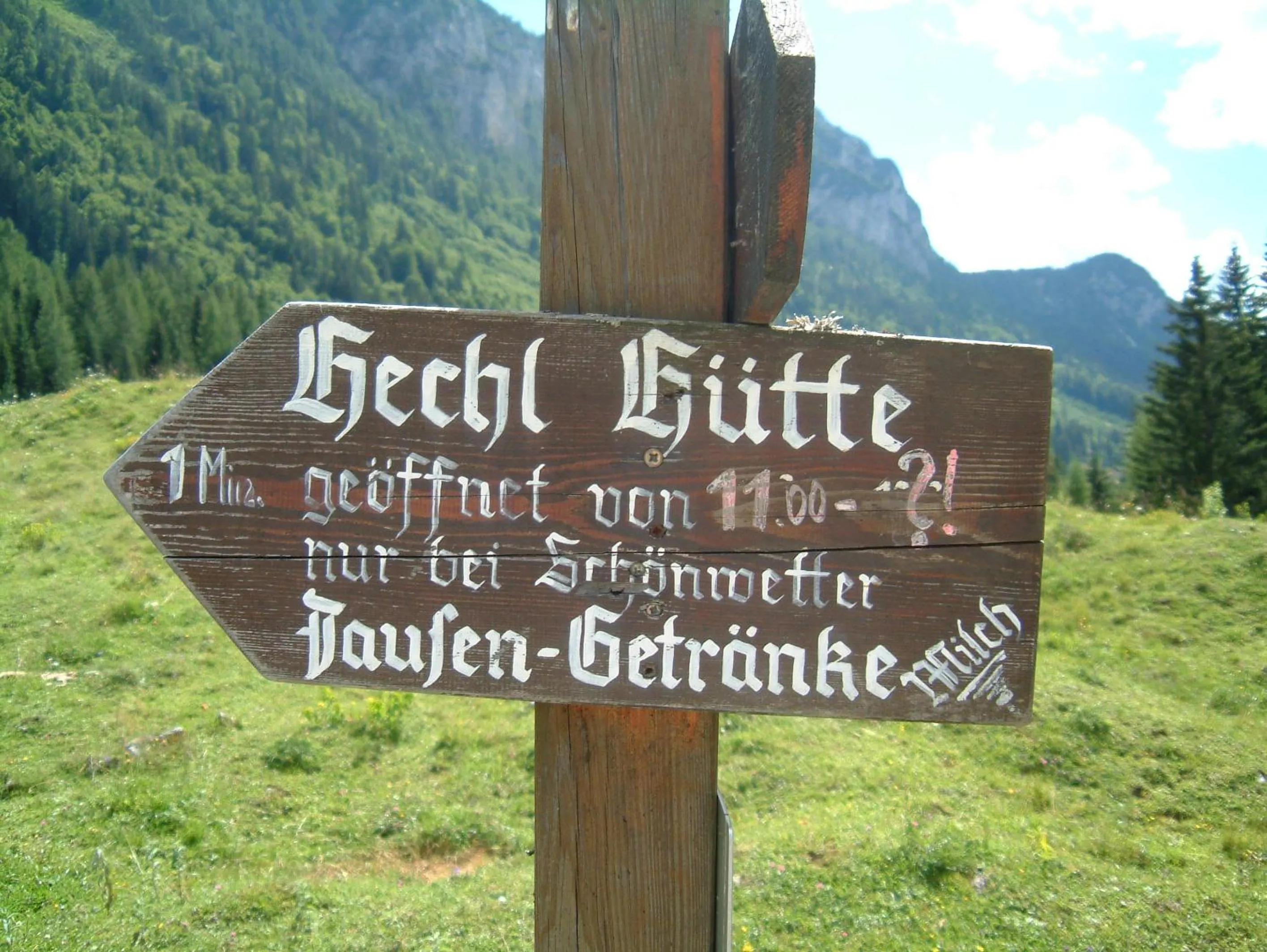 Nearby landmark in Der Hechl