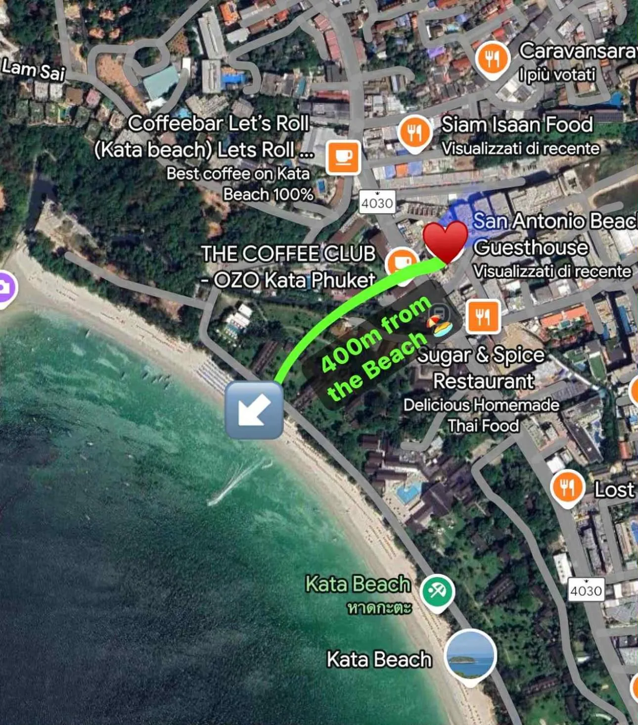 Restaurant/places to eat in San Antonio Beach Guesthouse & Restaurant