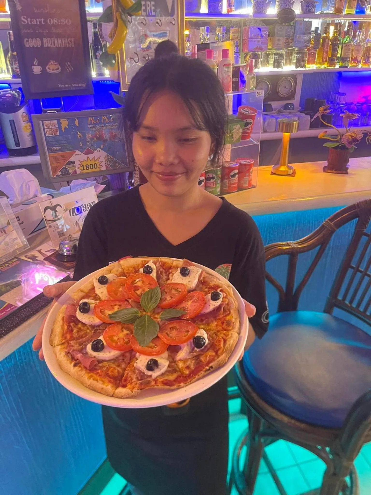 People in San Antonio Beach Guesthouse & Restaurant