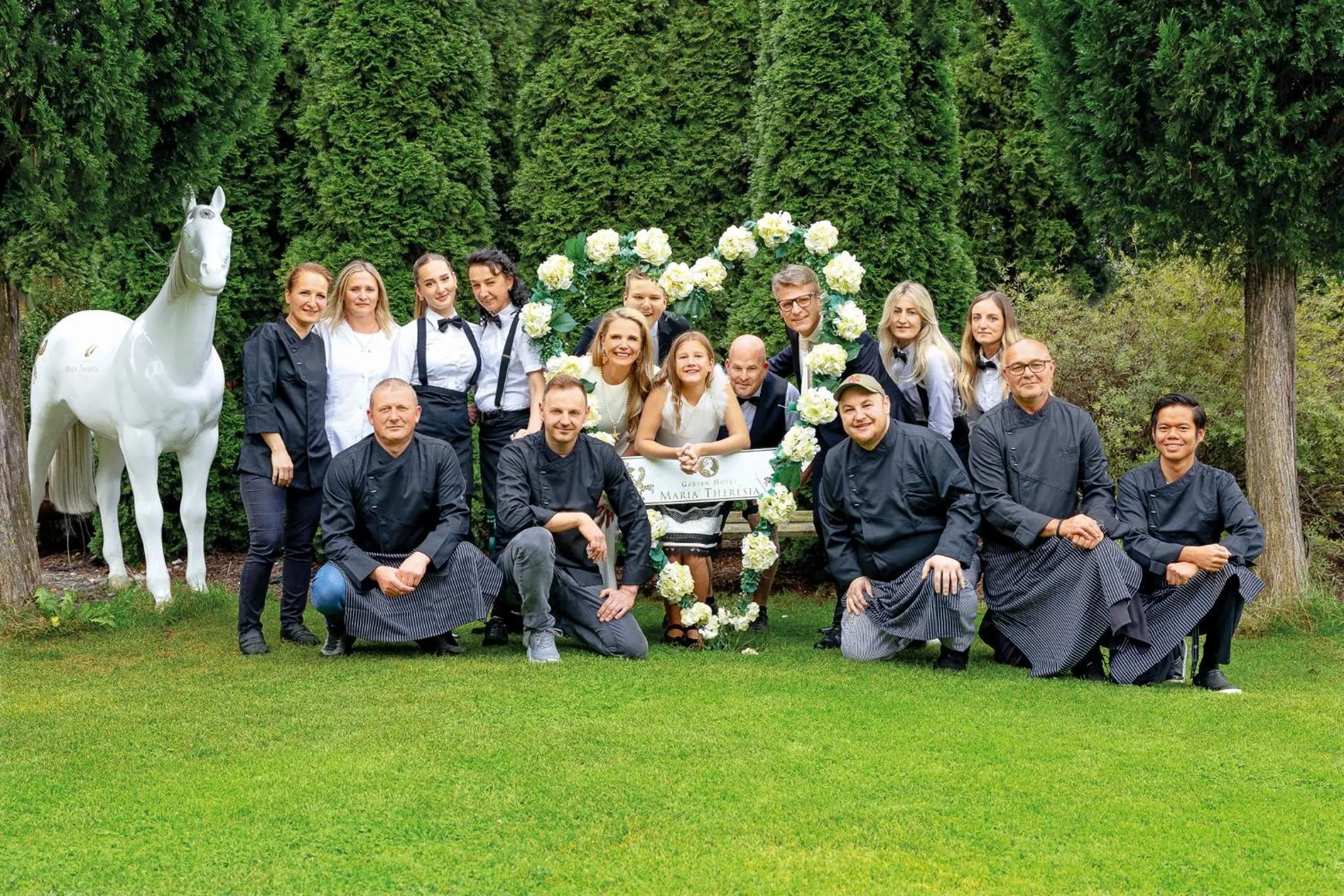 Staff in Gartenhotel Maria Theresia