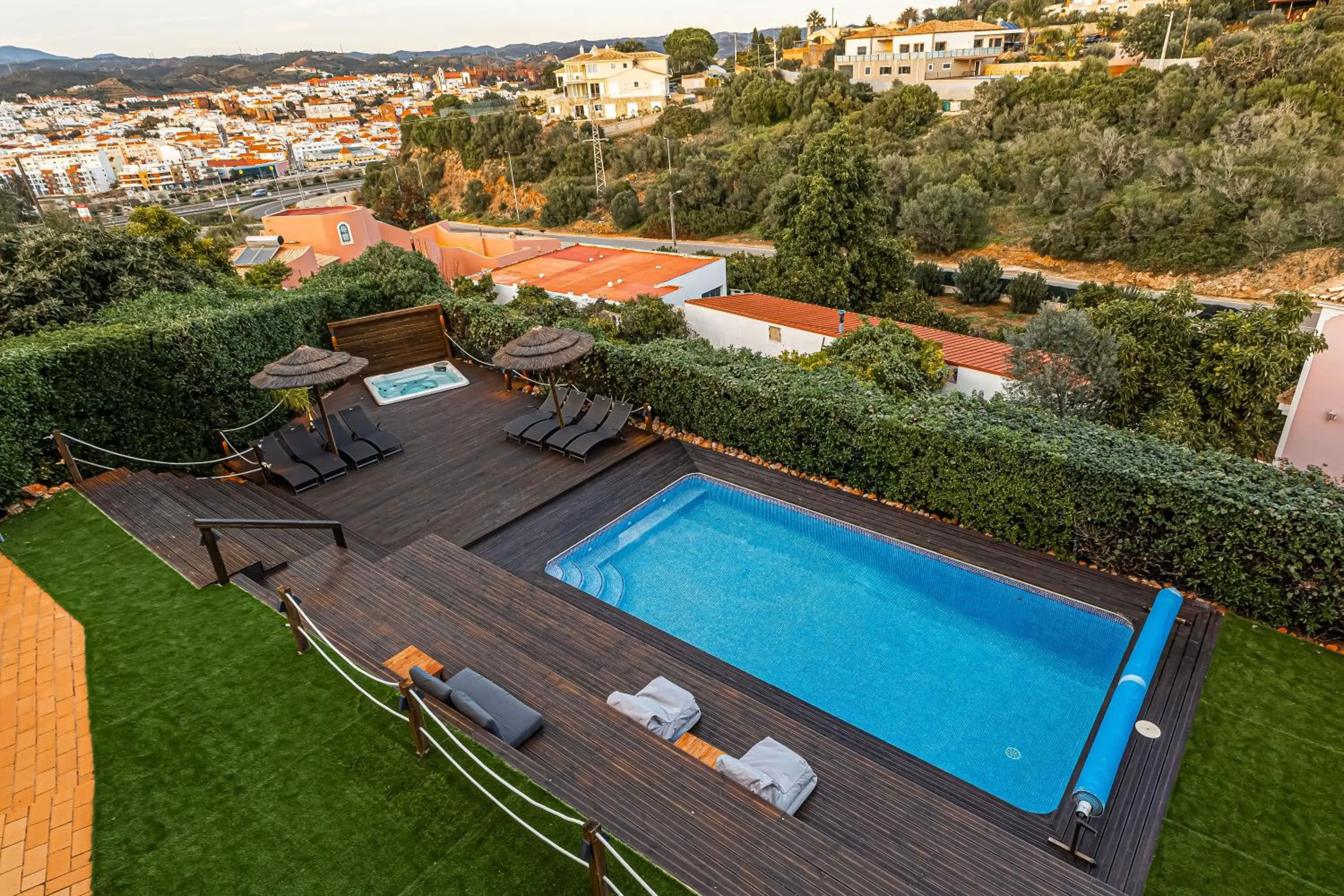 City view in Villa Arade Riverside - Jacuzzi and Heated Pool by AlgarStays