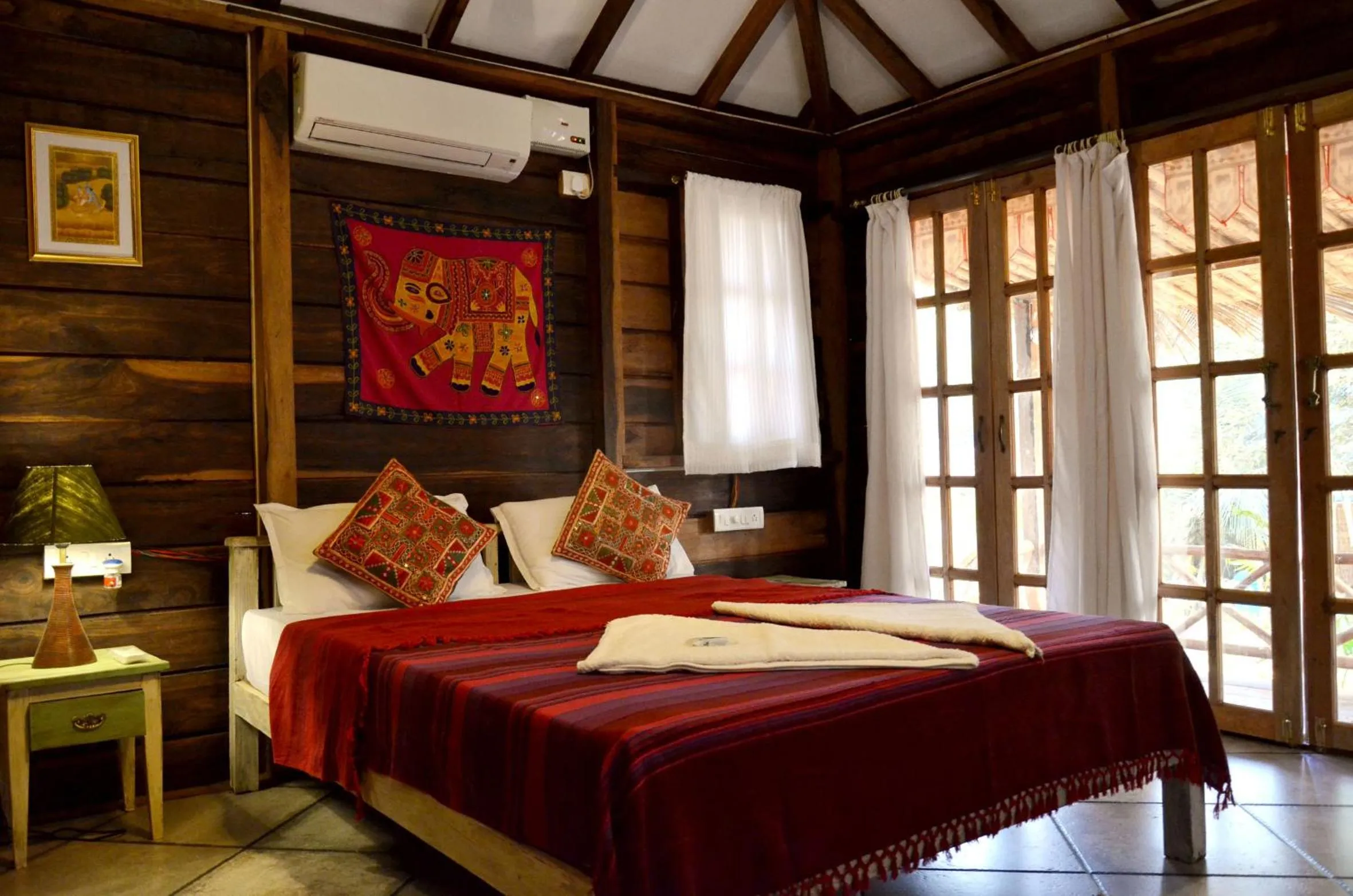 Bed in Little India Beach Cottages