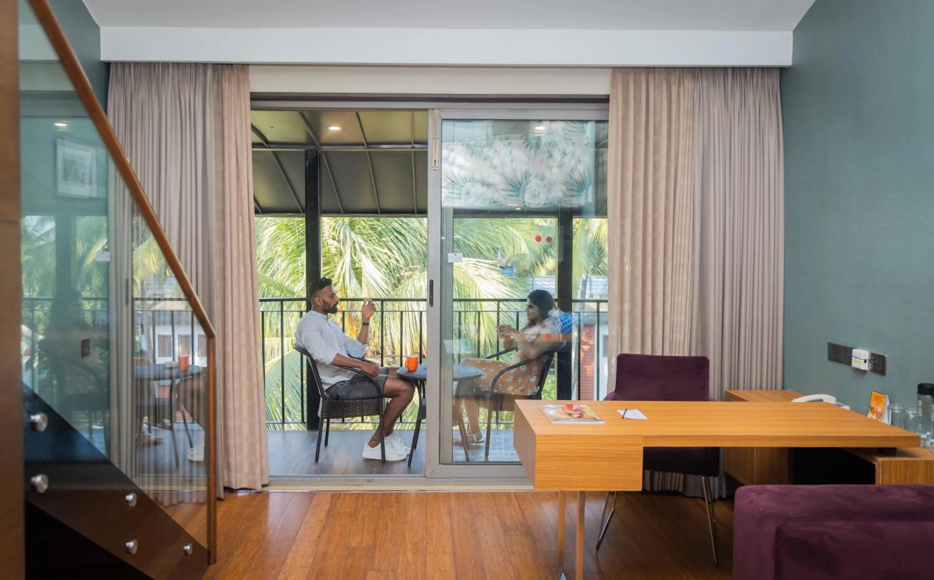 Seating area in Novotel Goa Candolim