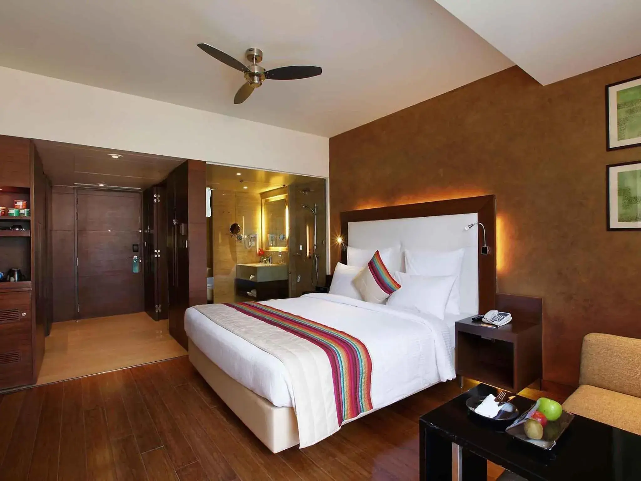 Bedroom, Bed in Novotel Goa Candolim Bedroom, Bed in Novotel Goa Candolim