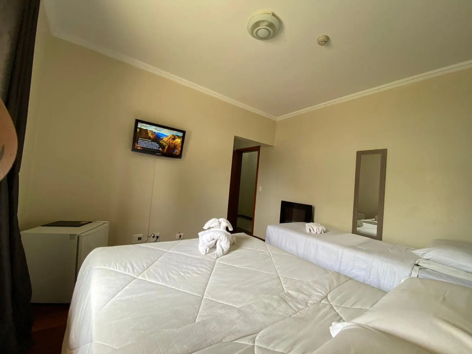 Bed in Pousada Jordão