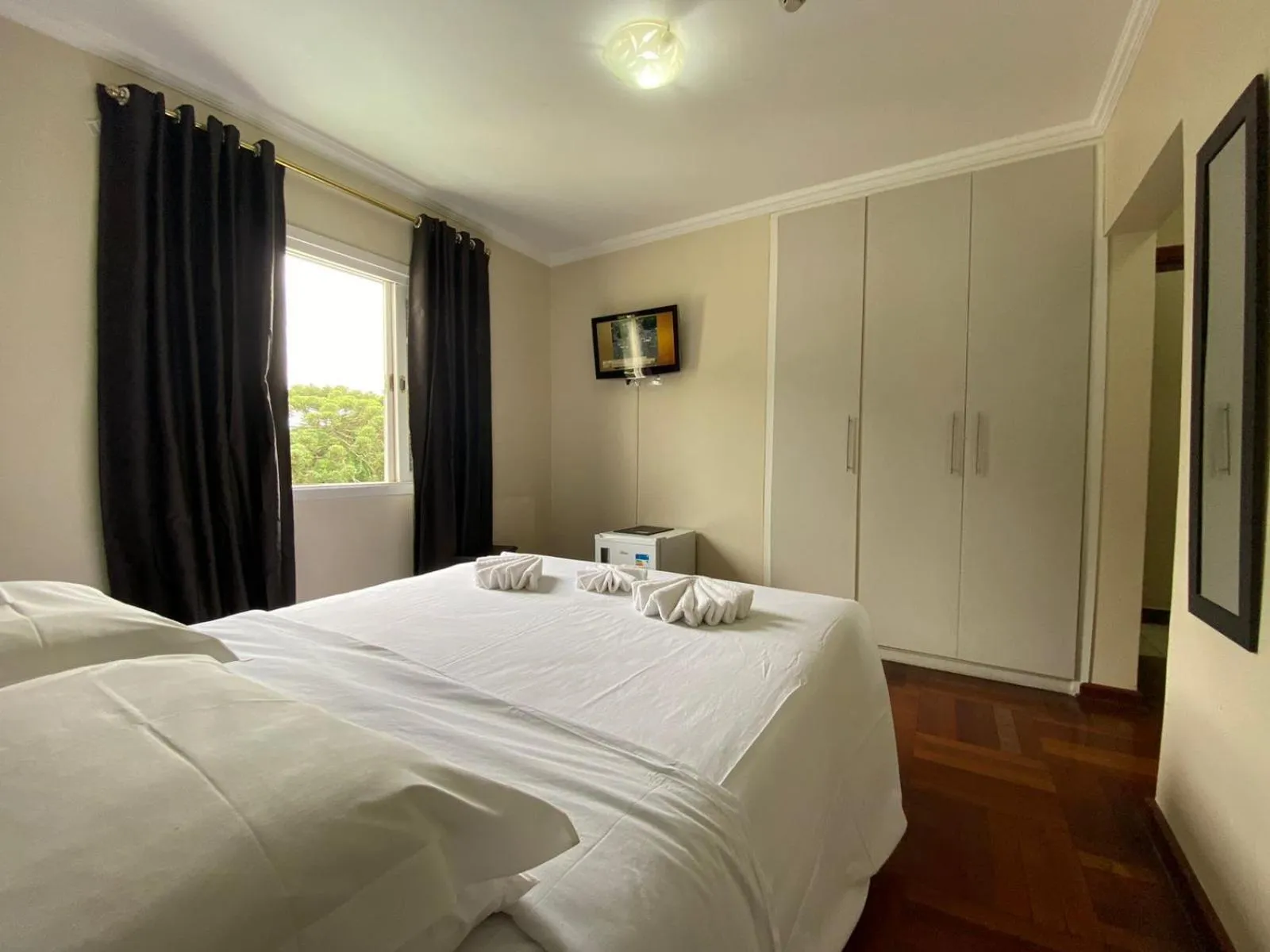 Bed in Pousada Jordão