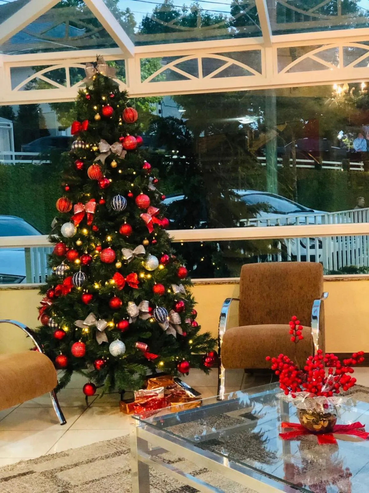 Living room in Pousada Jordão