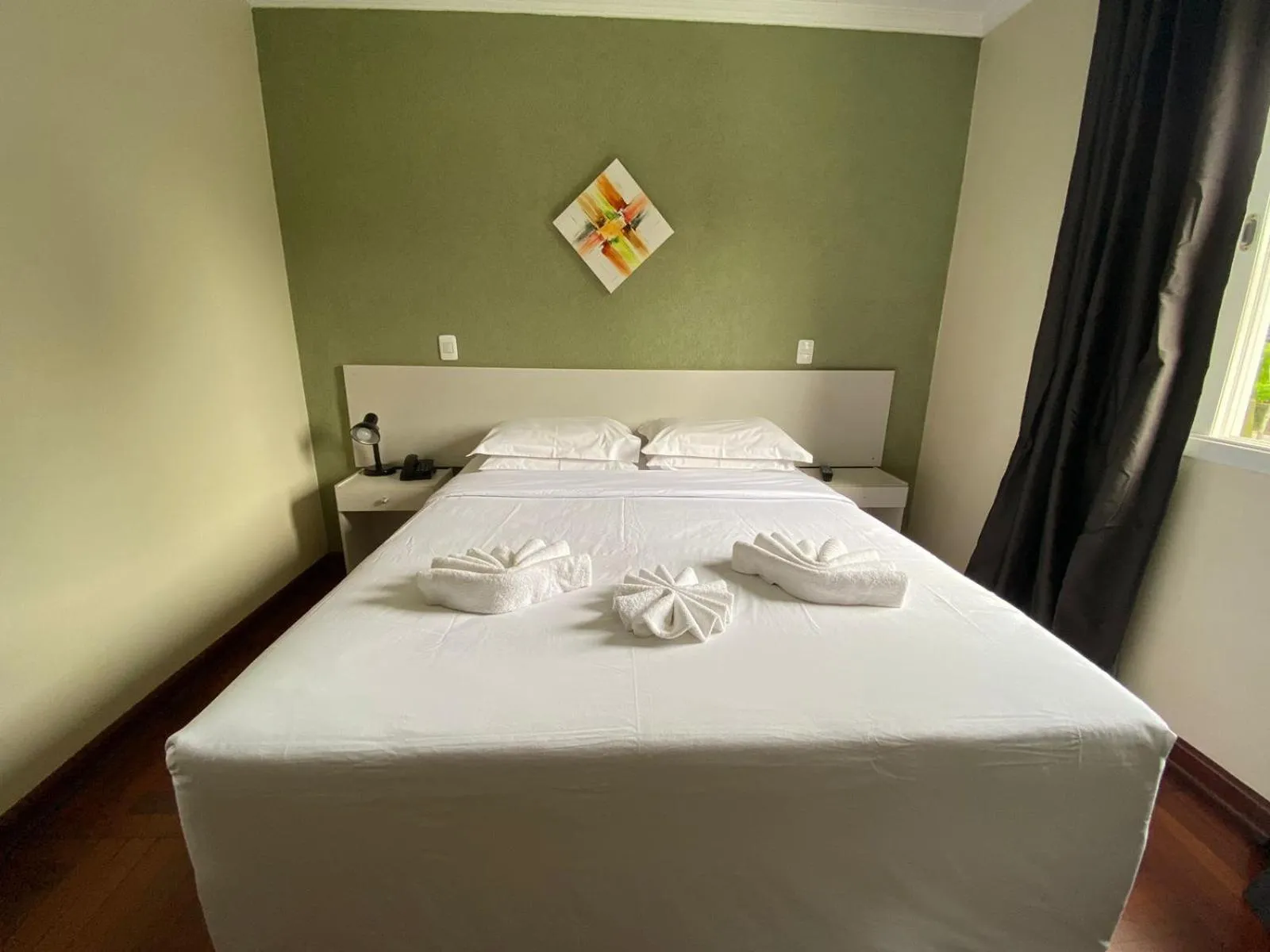 Bed in Pousada Jordão