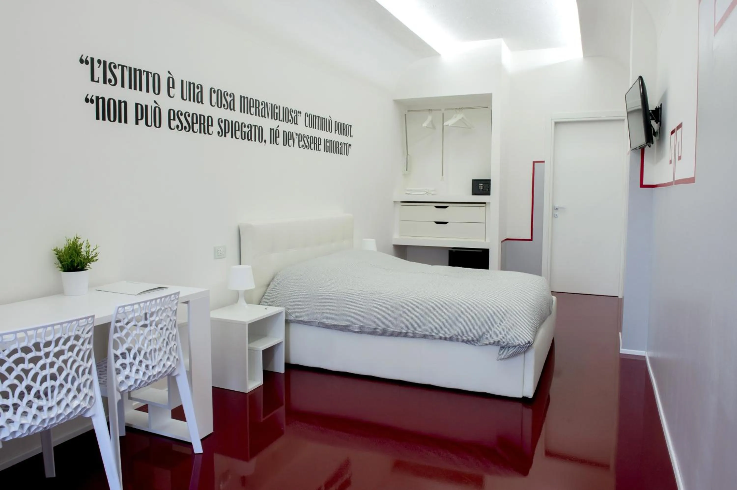 Decorative detail, Bed in Il Castelluccio