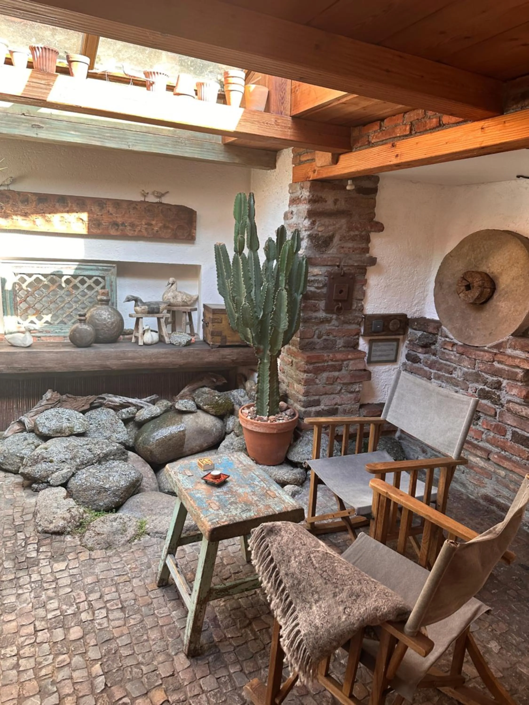 Patio in Romantik Hotel U Raka