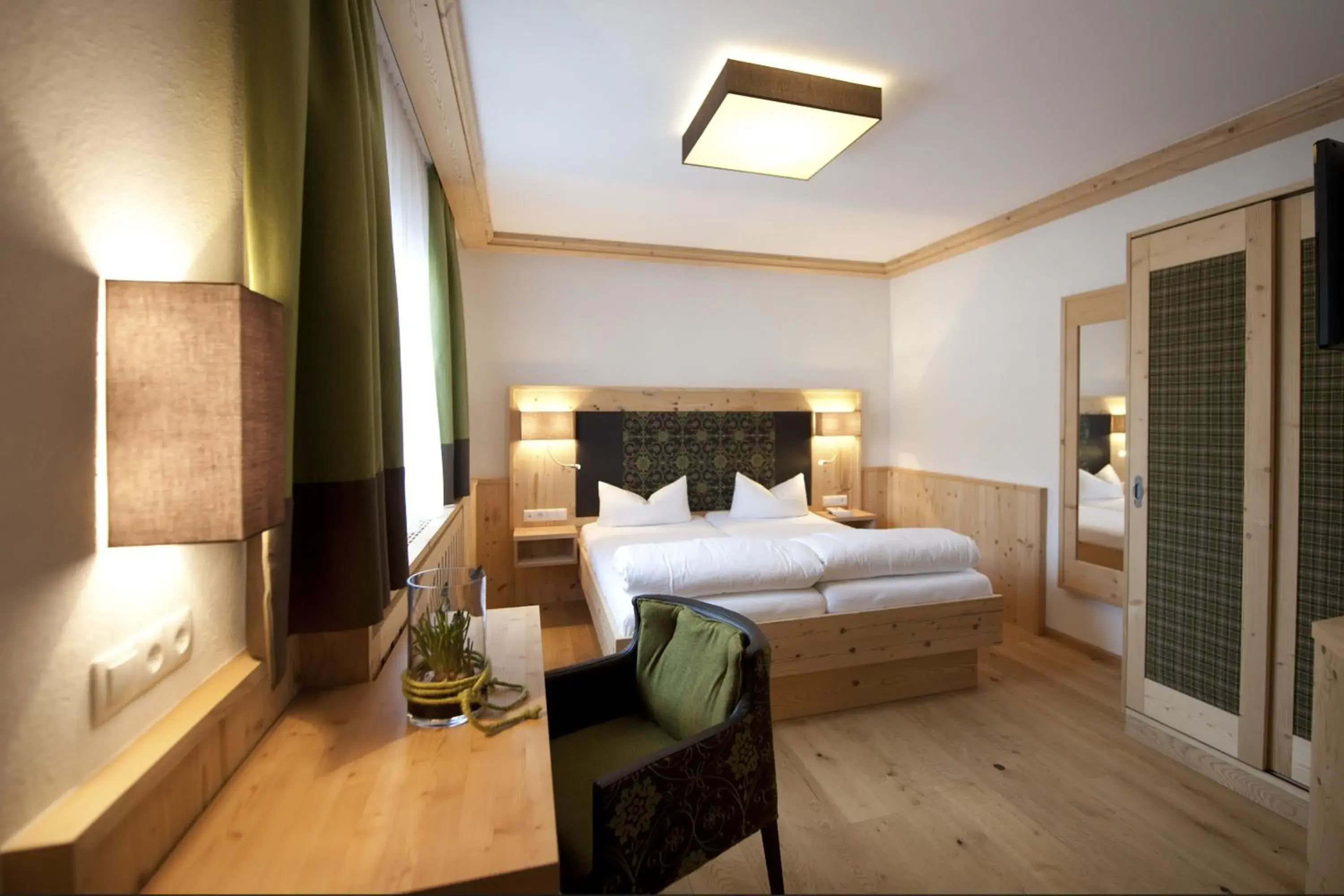 Decorative detail, Bed in Hotel Bierwirt Decorative detail, Bed in Hotel Bierwirt