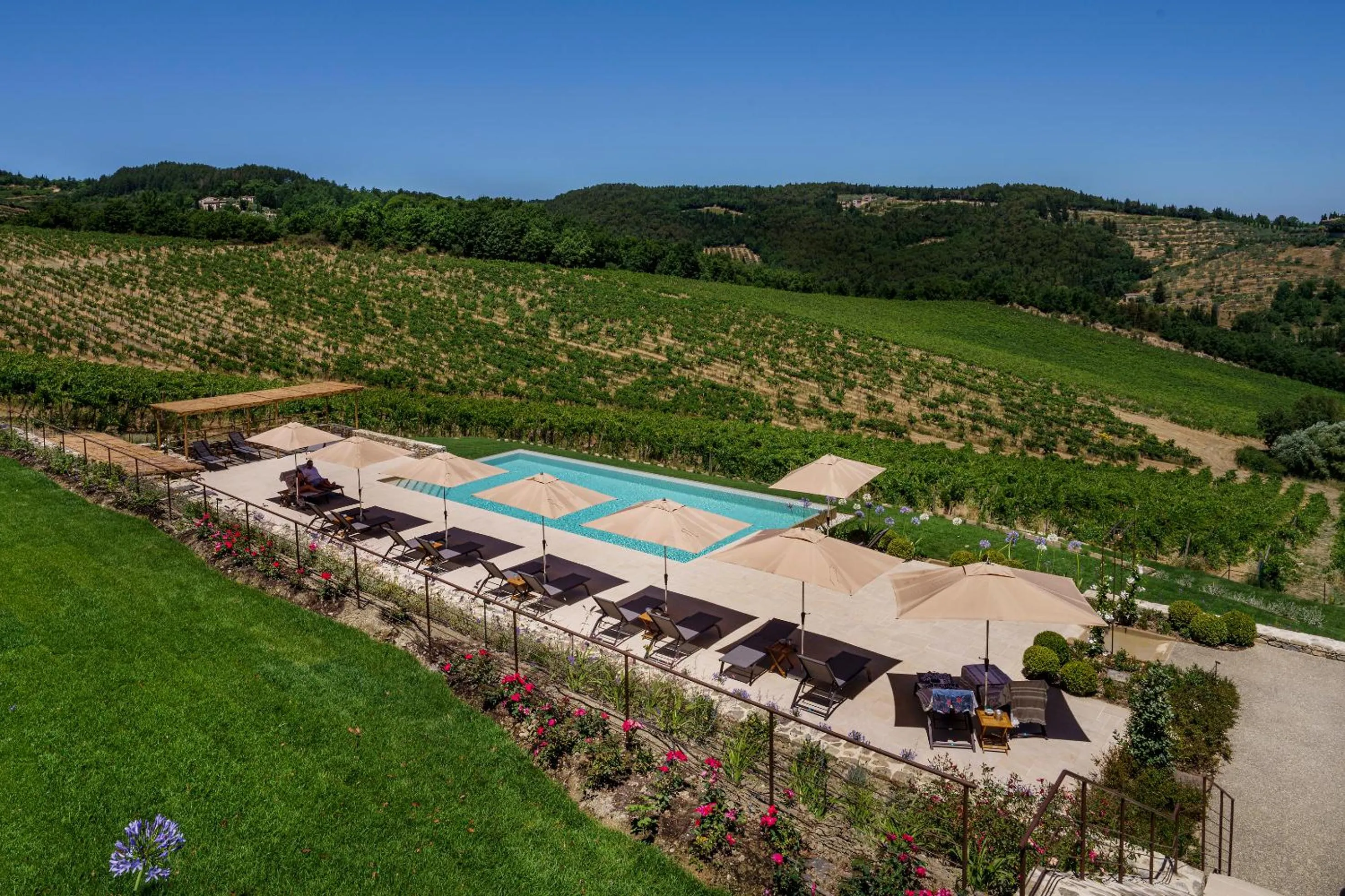 Swimming pool in La Pietra Del Cabreo