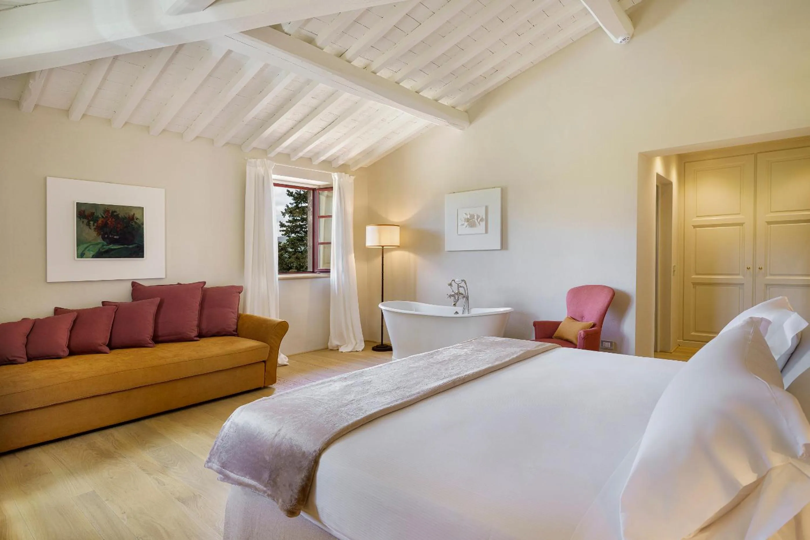 Bedroom, Bed in La Pietra Del Cabreo