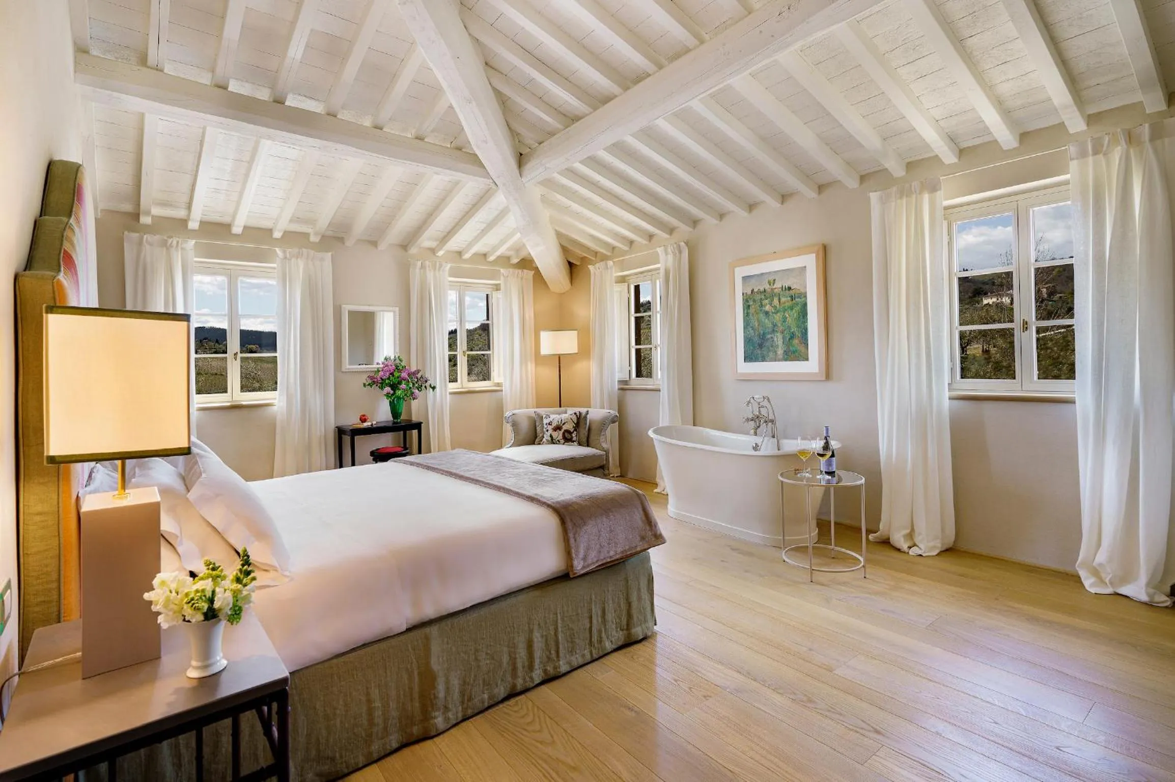 Bedroom, Bed in La Pietra Del Cabreo